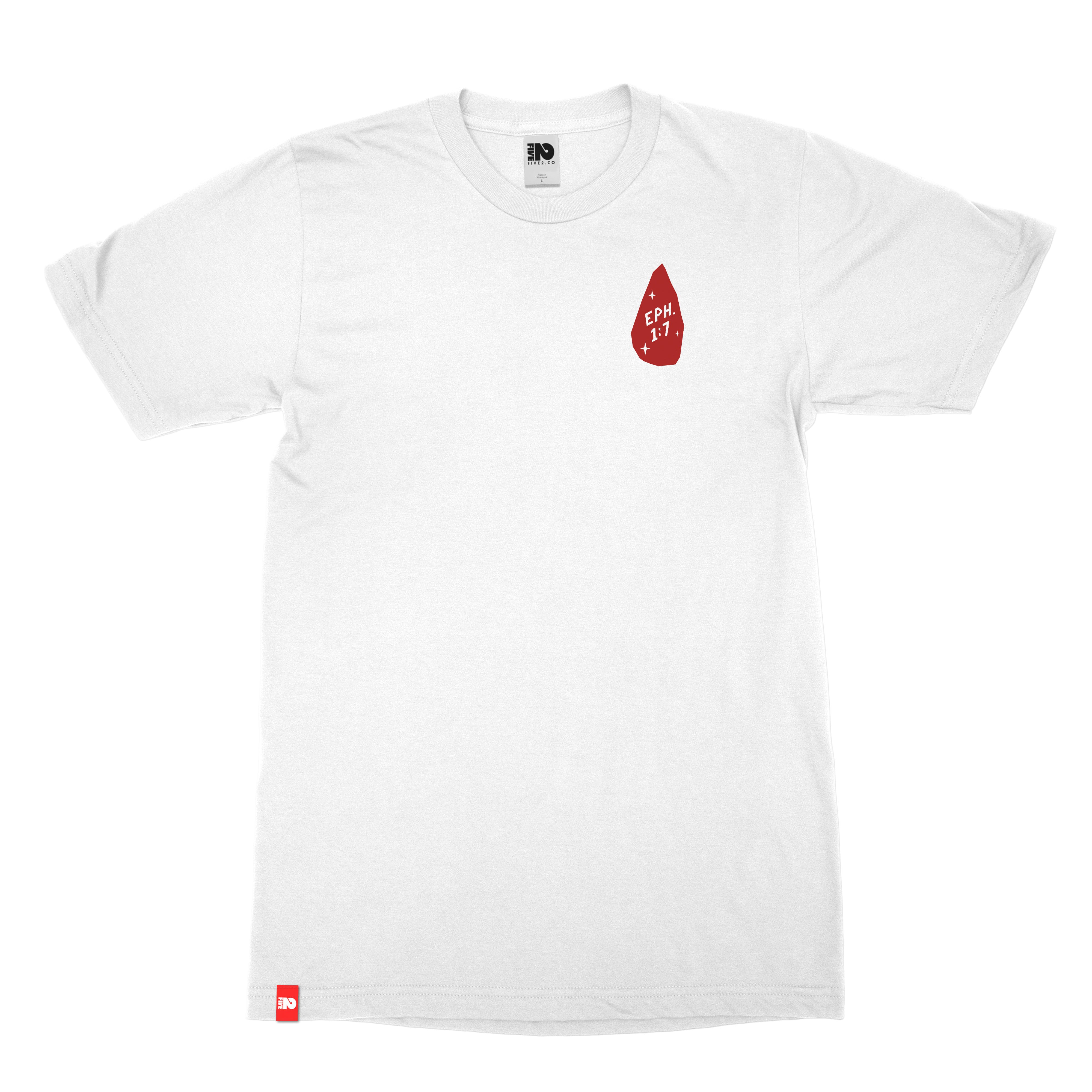 Blood Drop Tee  - Christian Apparel by FIVE2