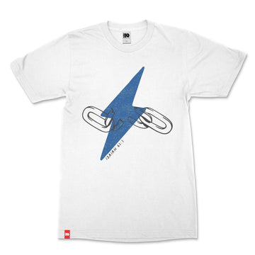 Broken Chains Tee, front product view, Isaiah 61:1 faith-rooted graphic tee by FIVE2