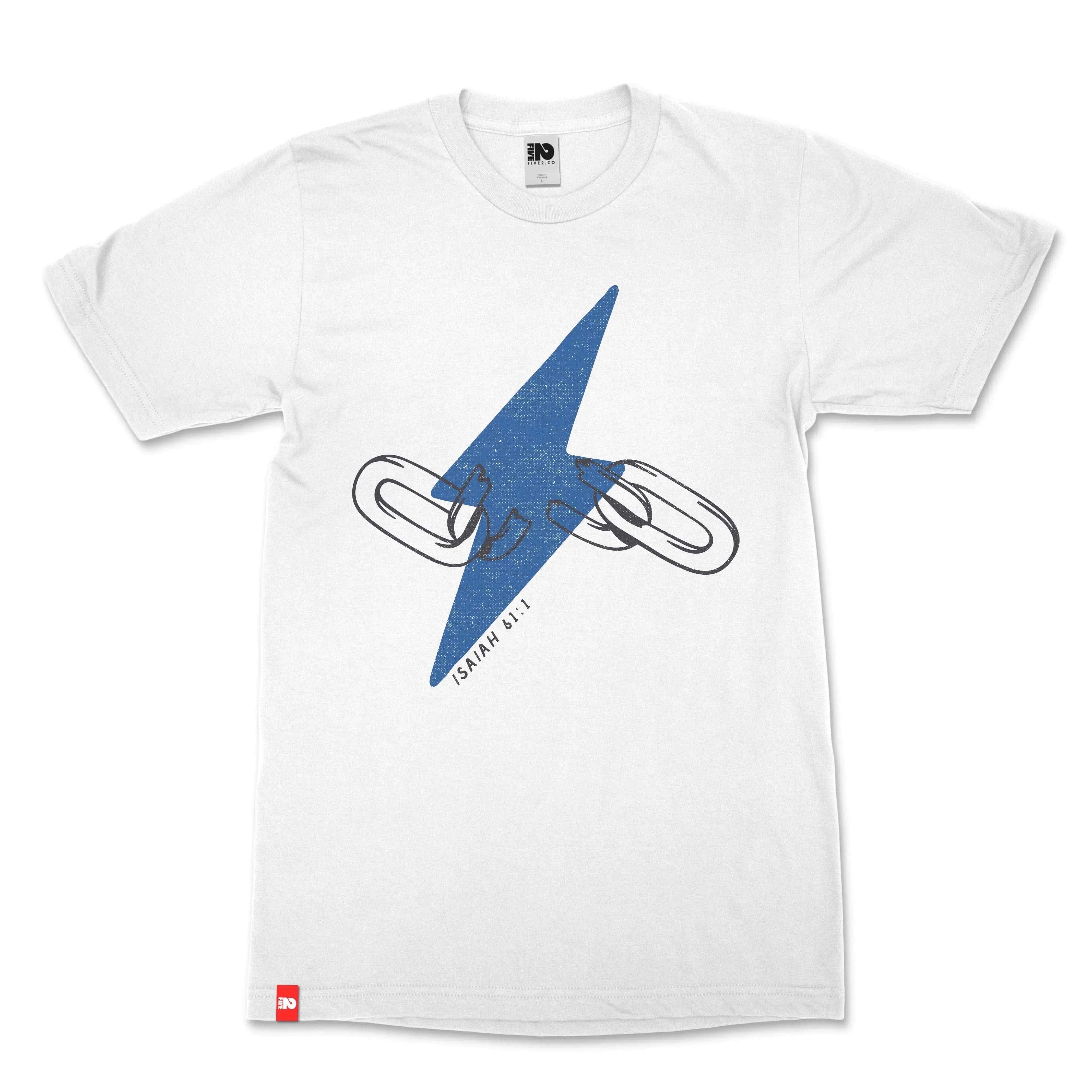 Broken Chains Christian T-shirt  - Christian Apparel by FIVE2