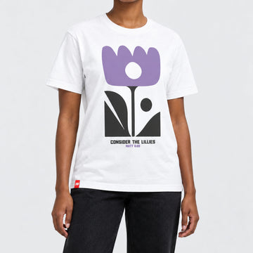 Consider the Lilies Tee  - Christian Apparel by FIVE2