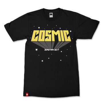 Cosmic Tee image 1 of 4, scripture-inspired Jeremiah 32:17 product view