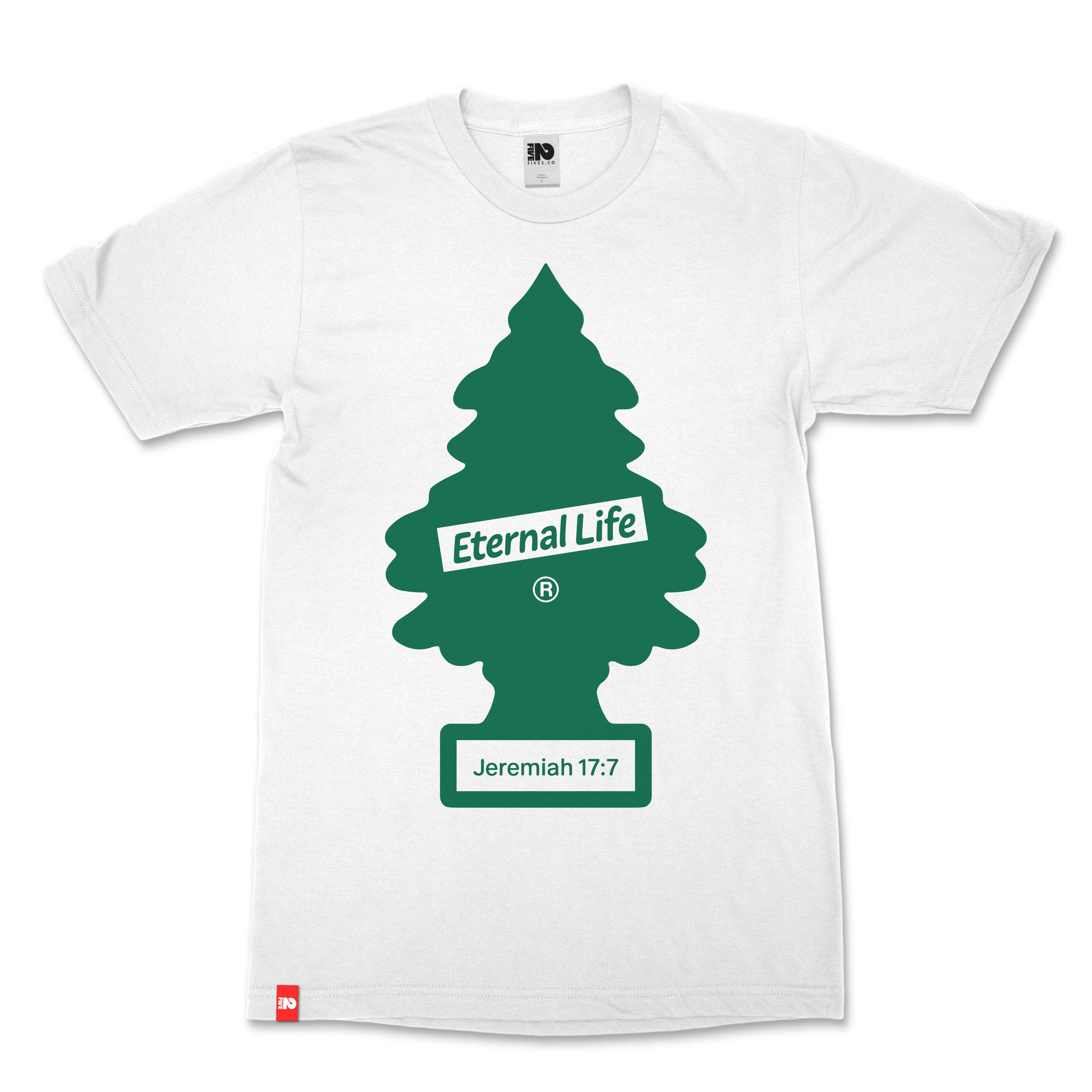 Evergreen Tree Christian Shirt  - Christian Apparel by FIVE2
