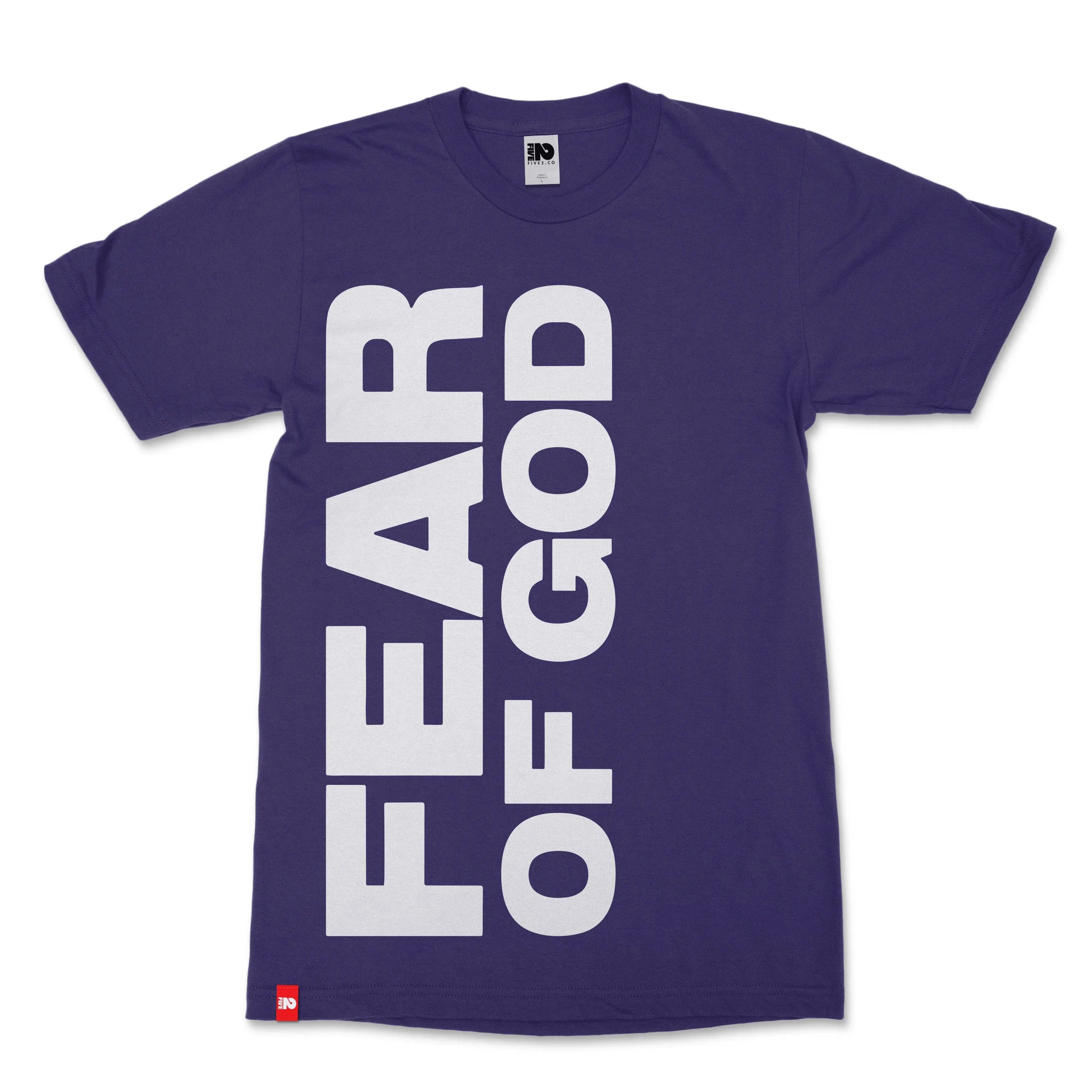 Fear of God Christian T-shirt  - Christian Apparel by FIVE2
