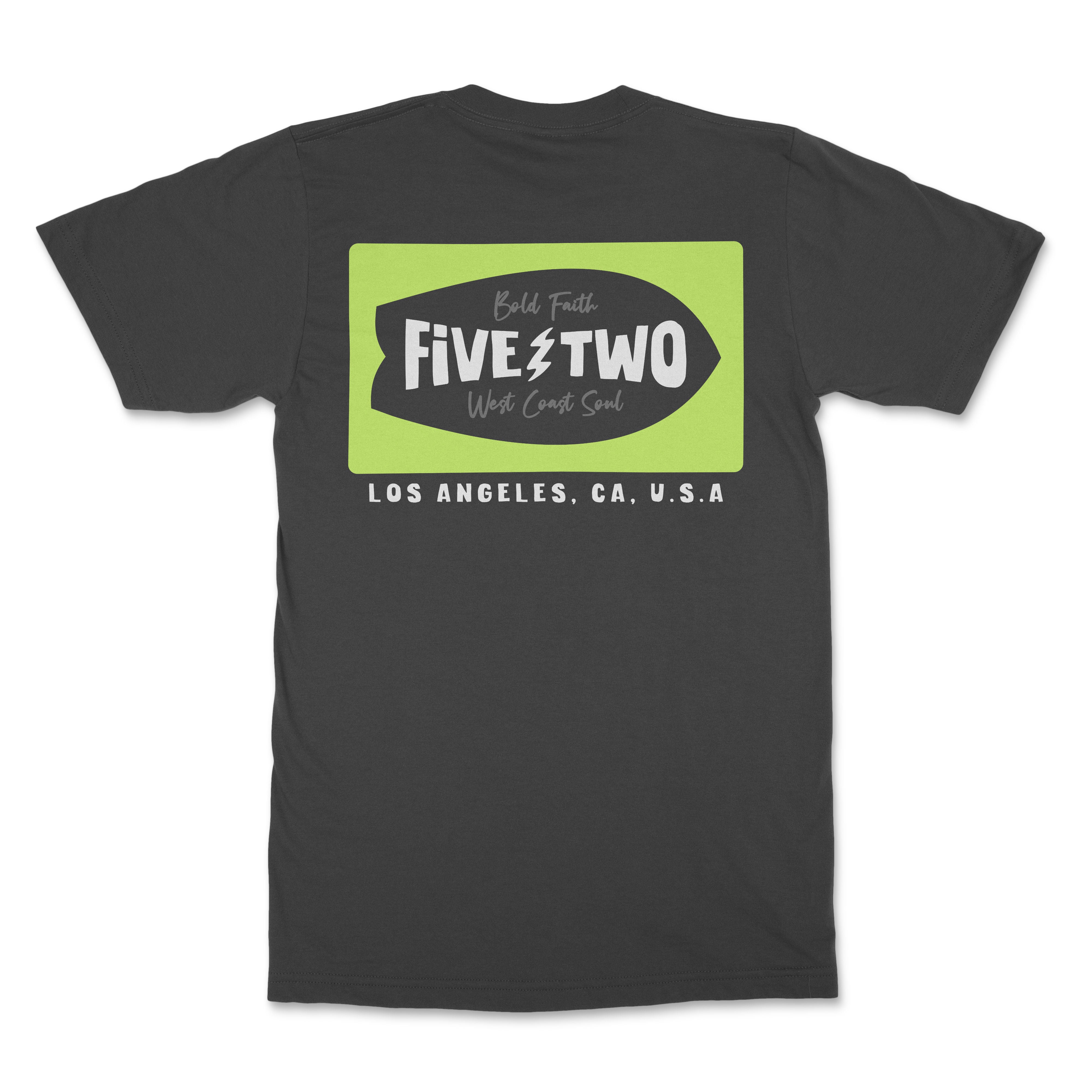 FIVE2 Surfboard Logo T-Shirt - Christian Apparel by FIVE2