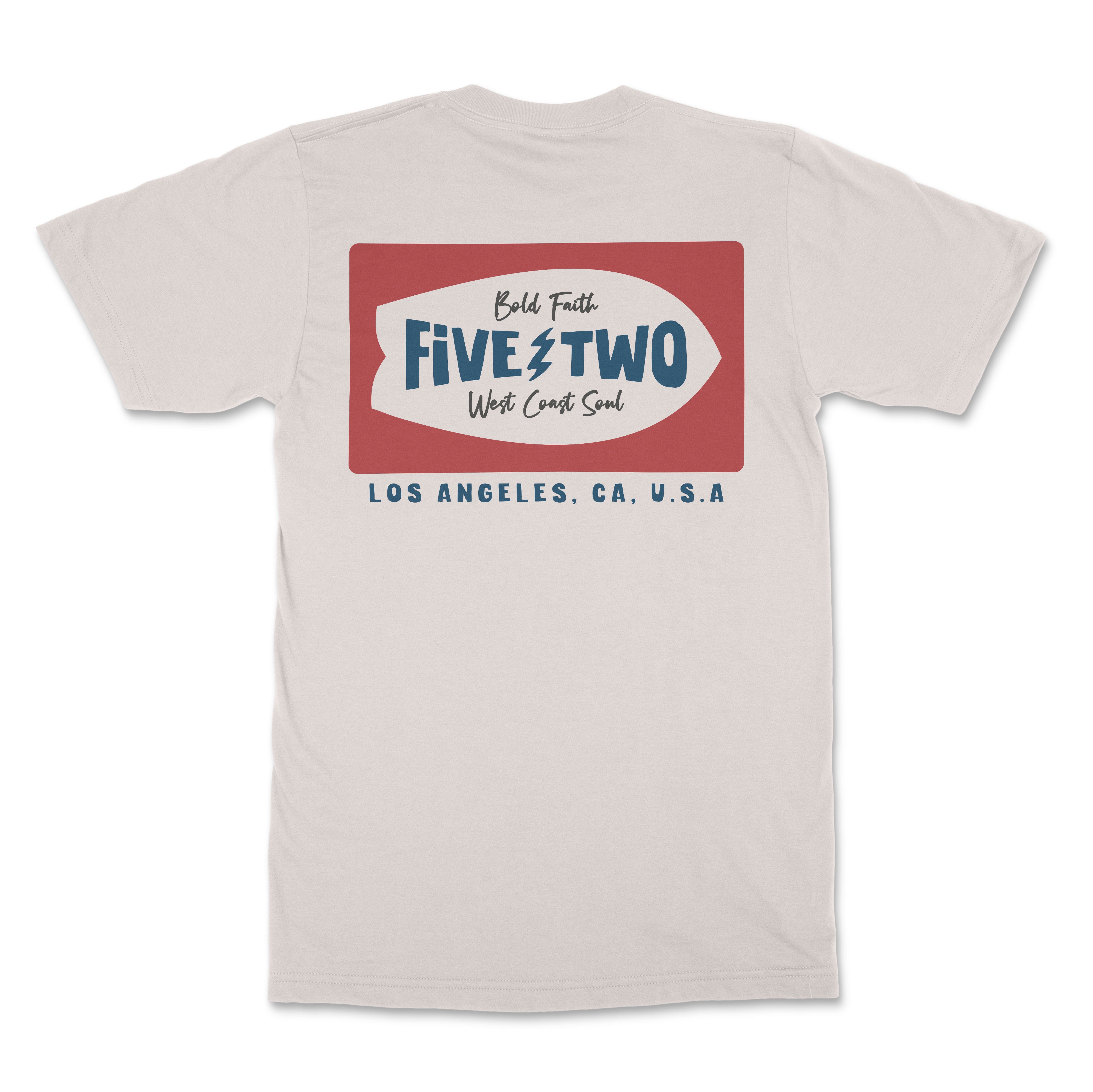 FIVE2 Surfboard Logo T-Shirt - Christian Apparel by FIVE2
