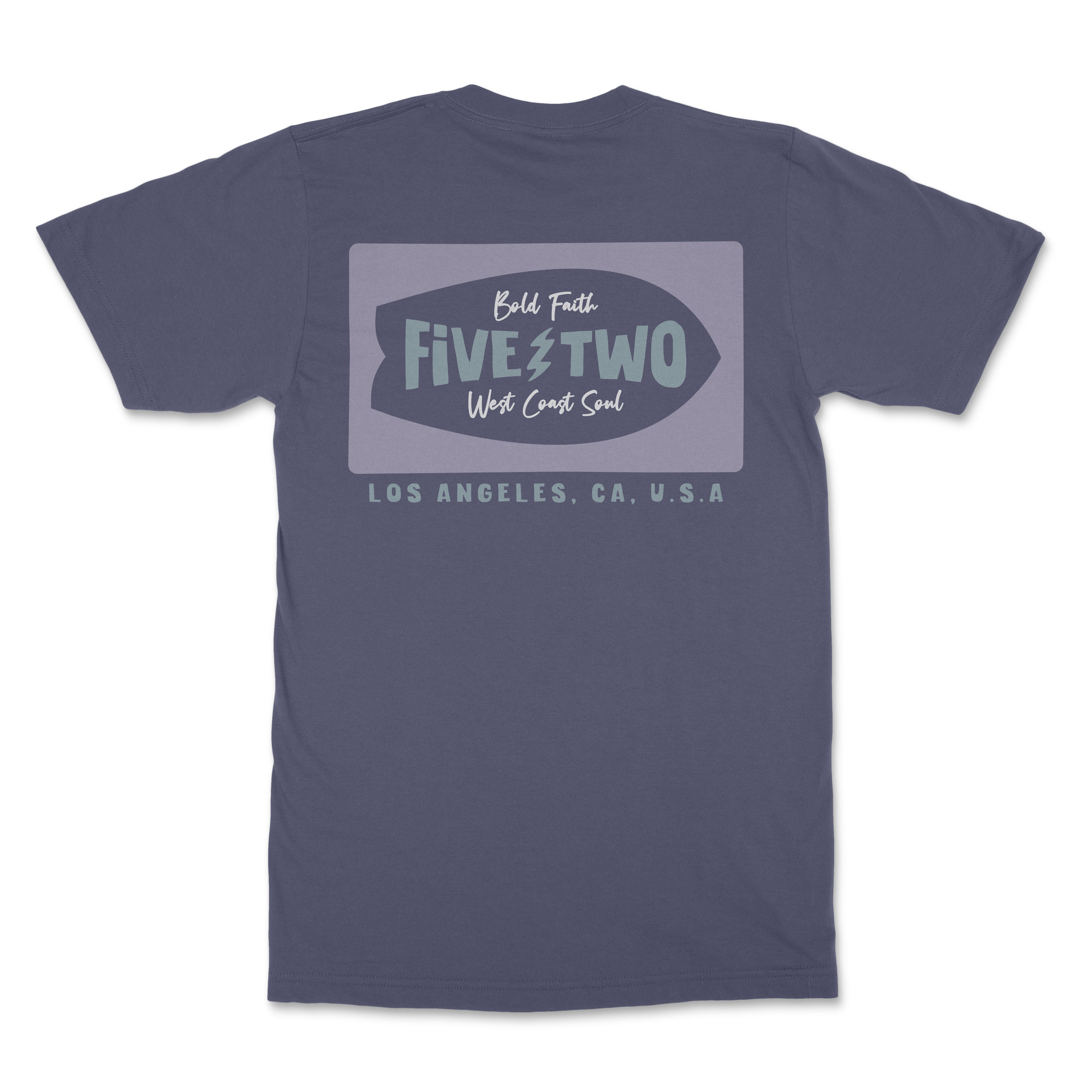 FIVE2 Surfboard Logo T-Shirt - Christian Apparel by FIVE2