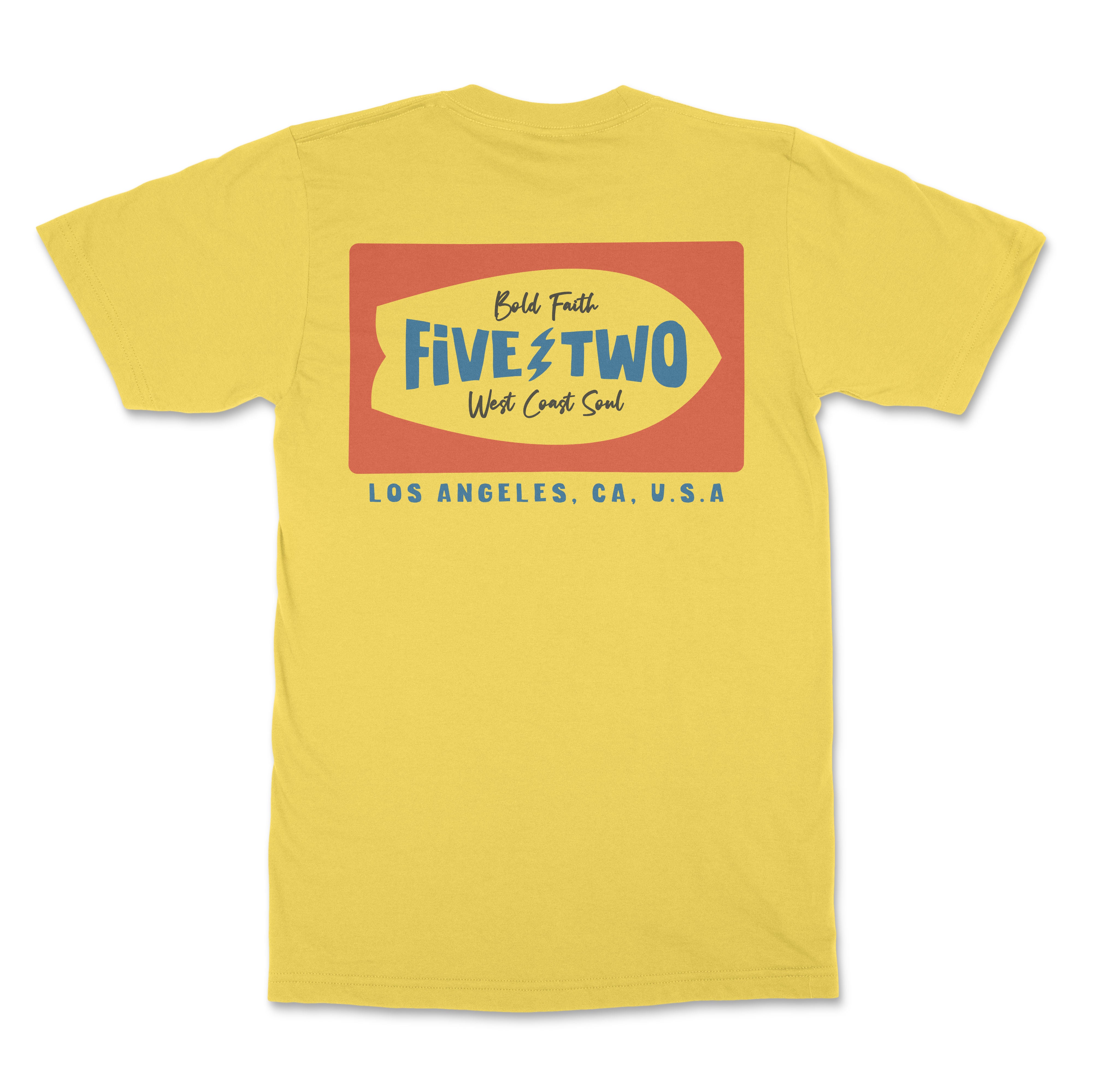 FIVE2 Surfboard Logo T-Shirt - Christian Apparel by FIVE2