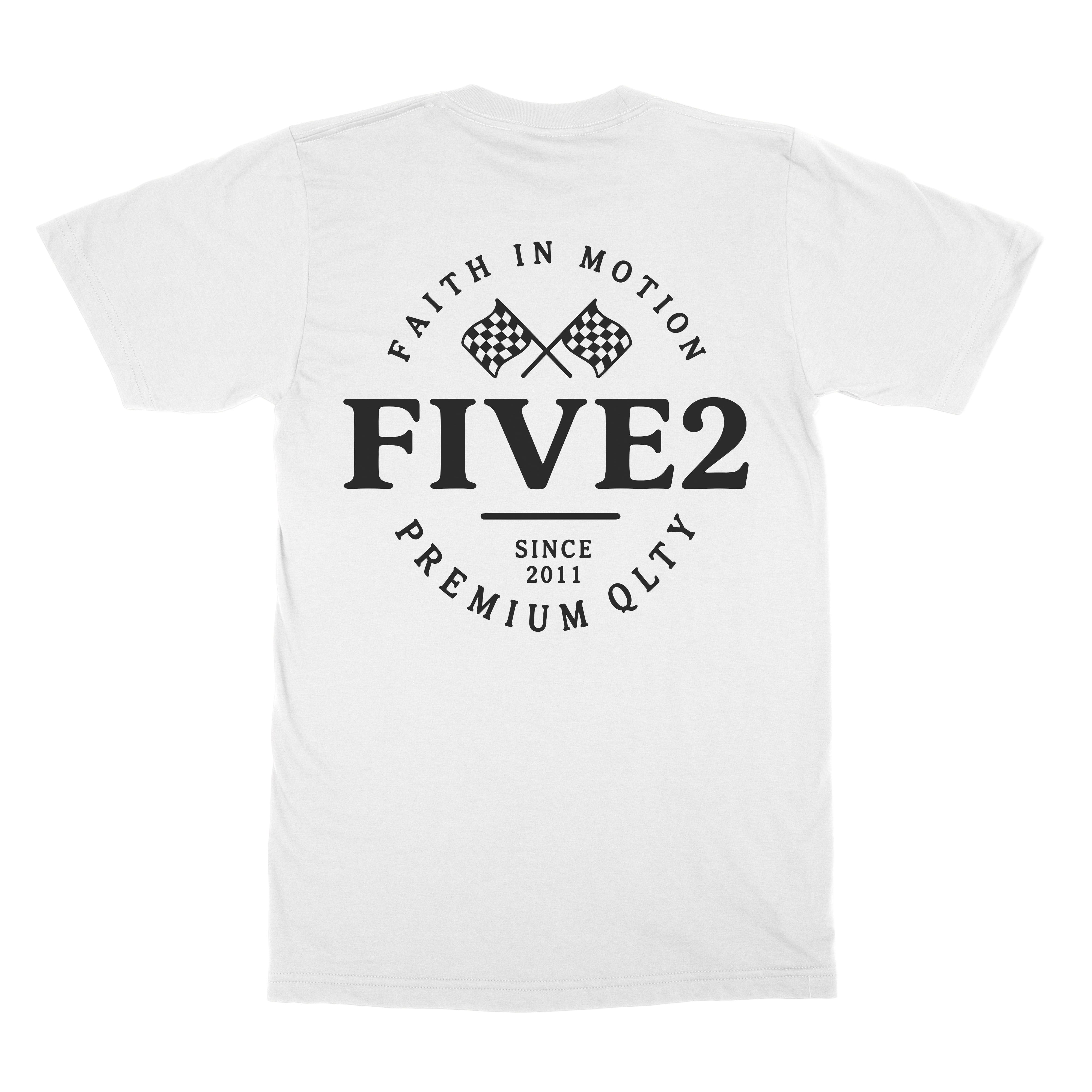FIVE2 Checkered Flag Tee  - Christian Apparel by FIVE2