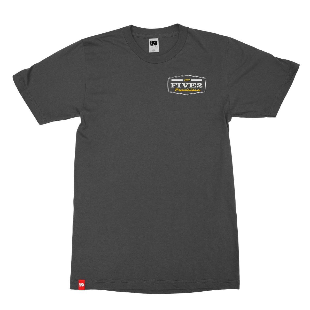 FIVE2 Checkered Shield Tee  - Christian Apparel by FIVE2