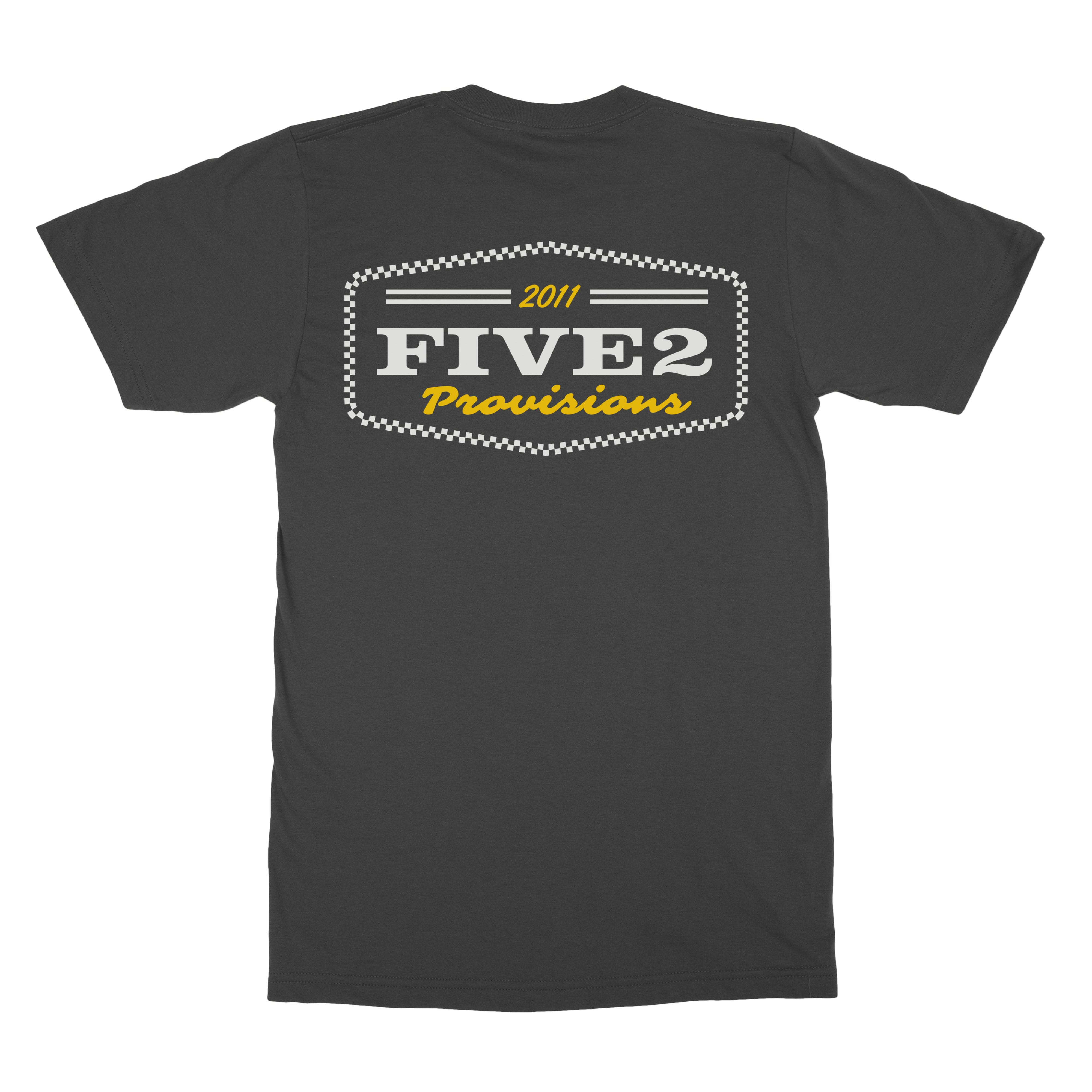 FIVE2 Checkered Shield Tee  - Christian Apparel by FIVE2