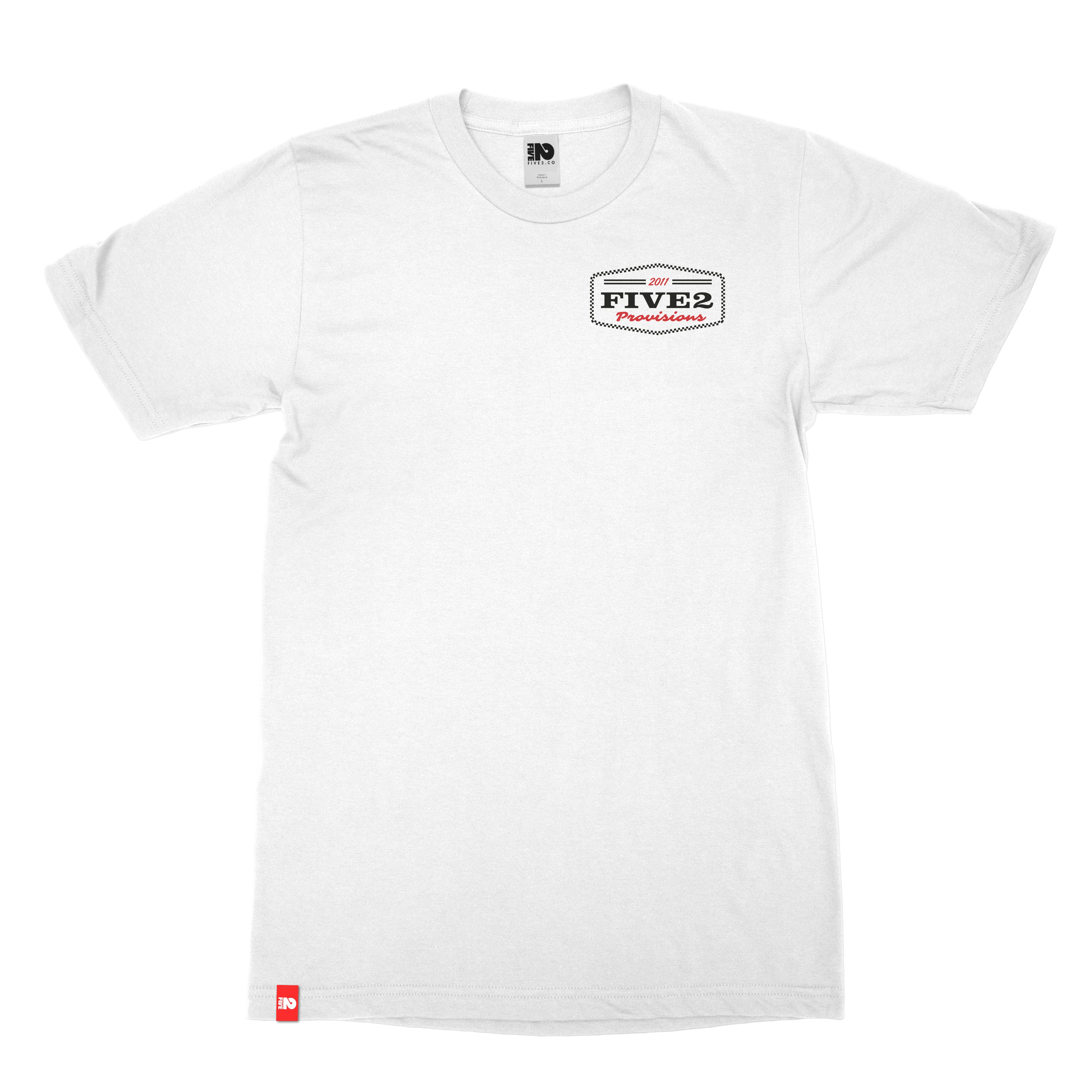 FIVE2 Checkered Shield Tee  - Christian Apparel by FIVE2