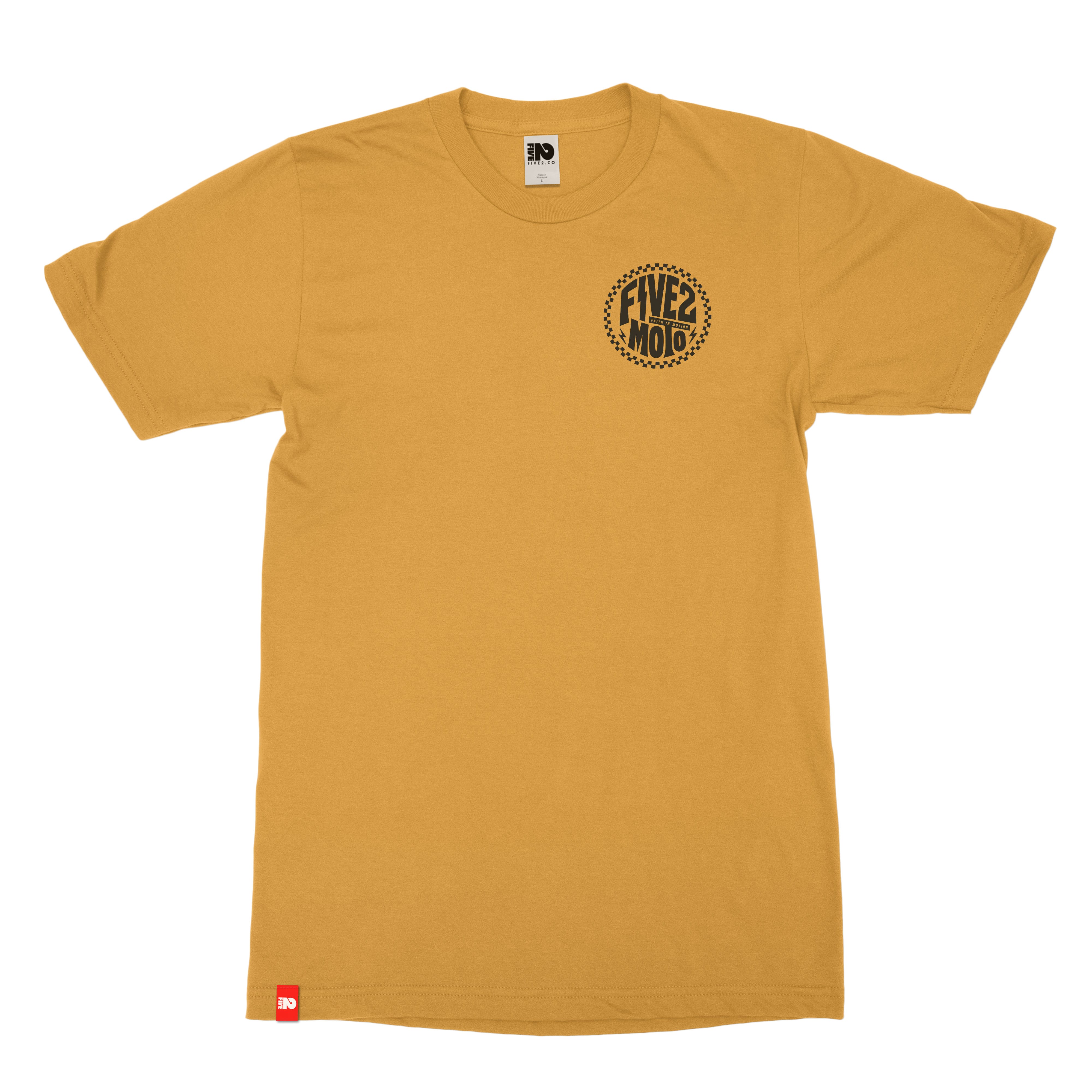 FIVE2 Circle Checker Flag Tee  - Christian Apparel by FIVE2