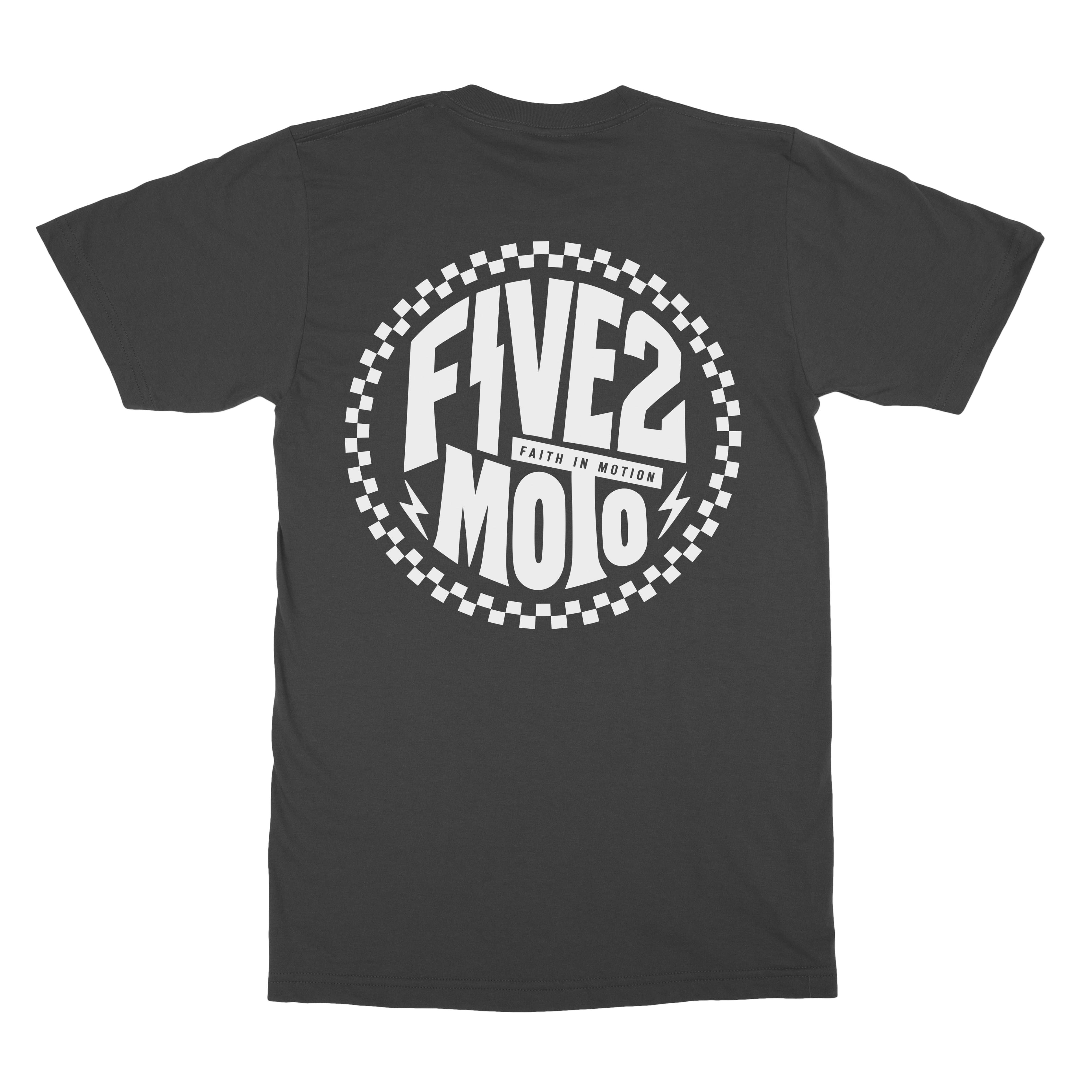 FIVE2 Circle Checker Flag Tee  - Christian Apparel by FIVE2
