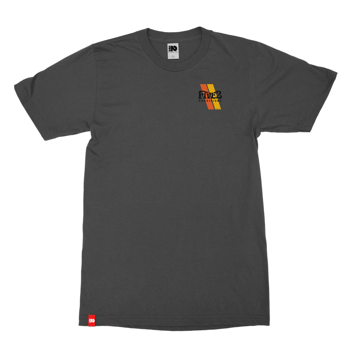 FIVE2 Diagonal Race Stripes Tee  - Christian Apparel by FIVE2