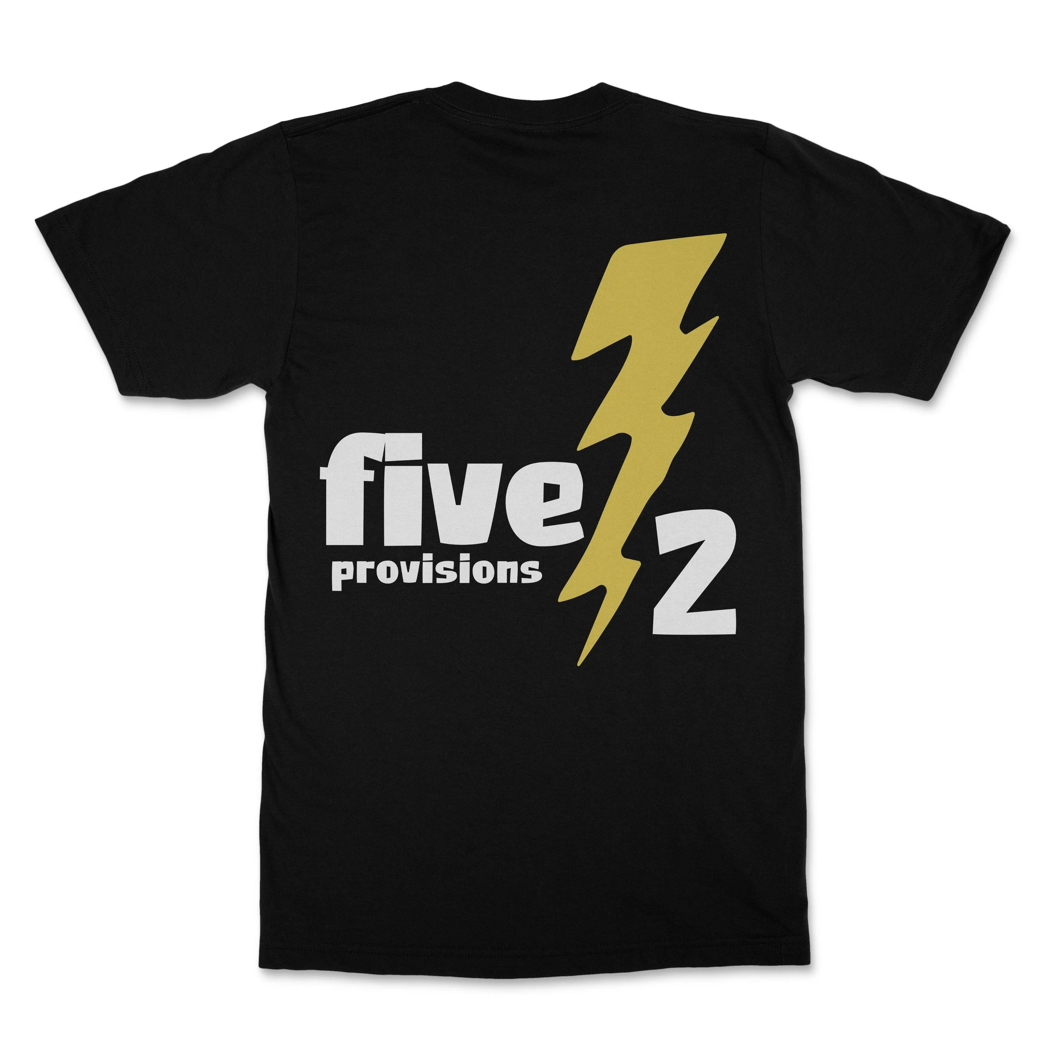 FIVE2 Lightning Bolt Tee - FIVE2 Provisions