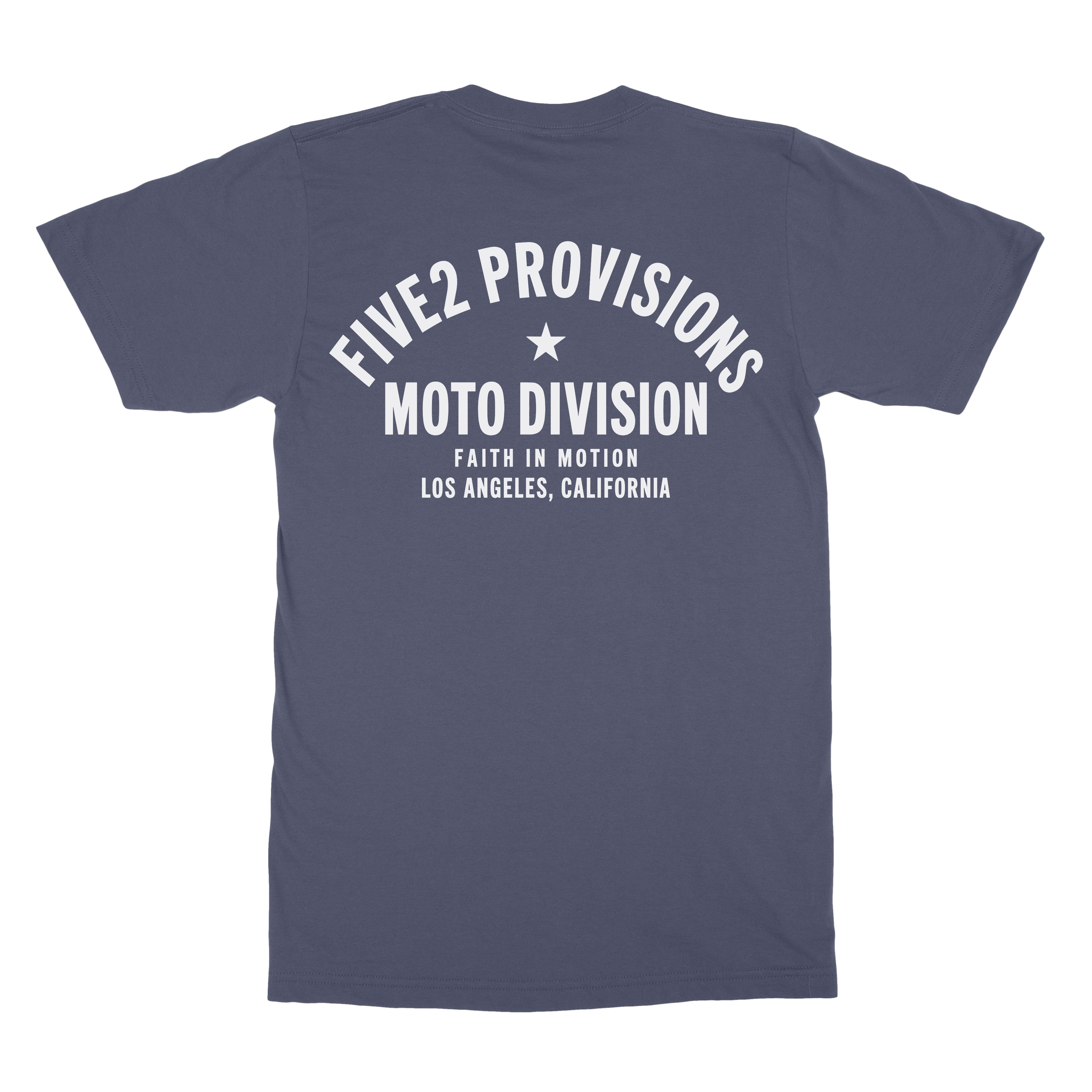 FIVE2 Moto Shield Tee  - Christian Apparel by FIVE2