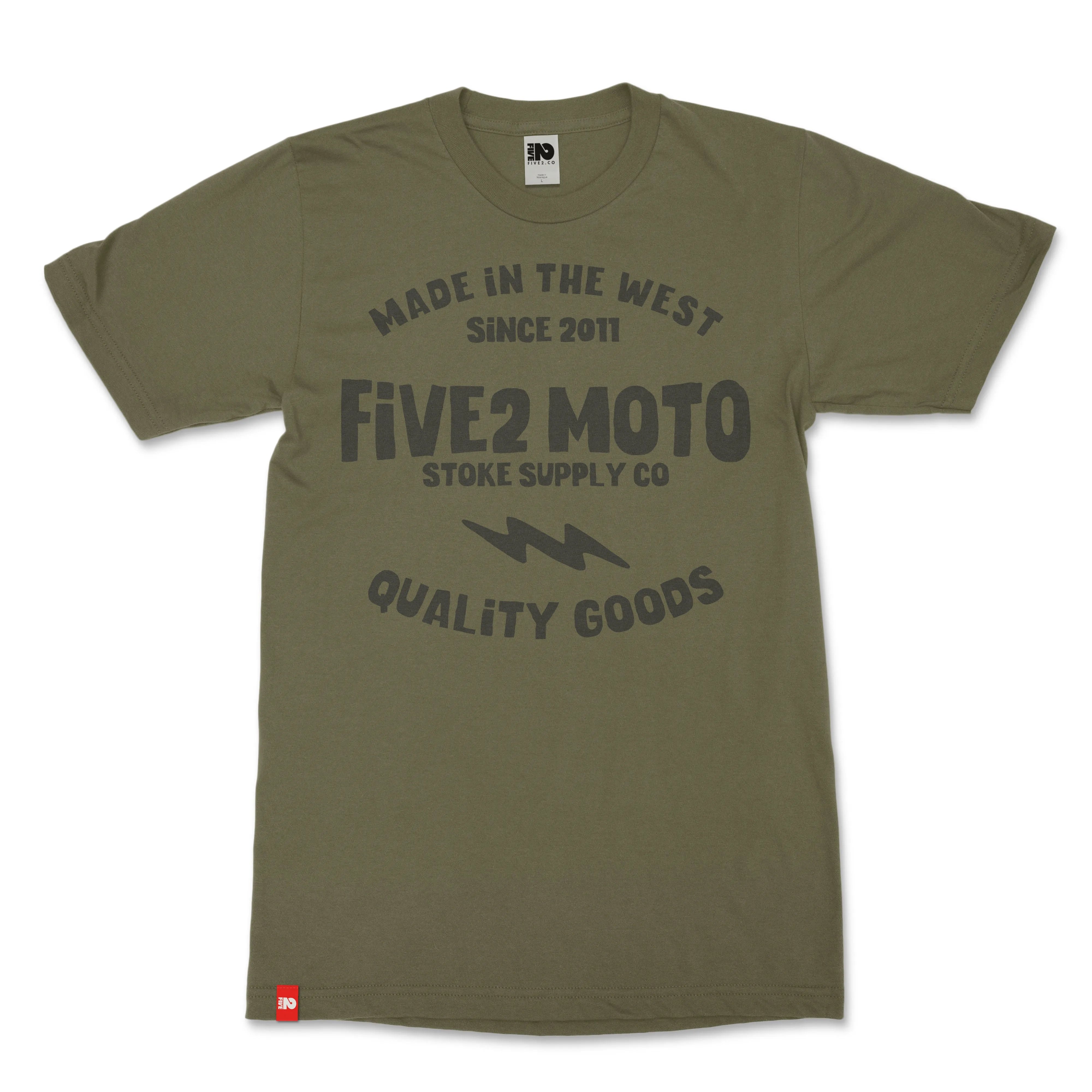 FIVE2 Moto Stoke Unisex Christian Tee - FIVE2 Provisions