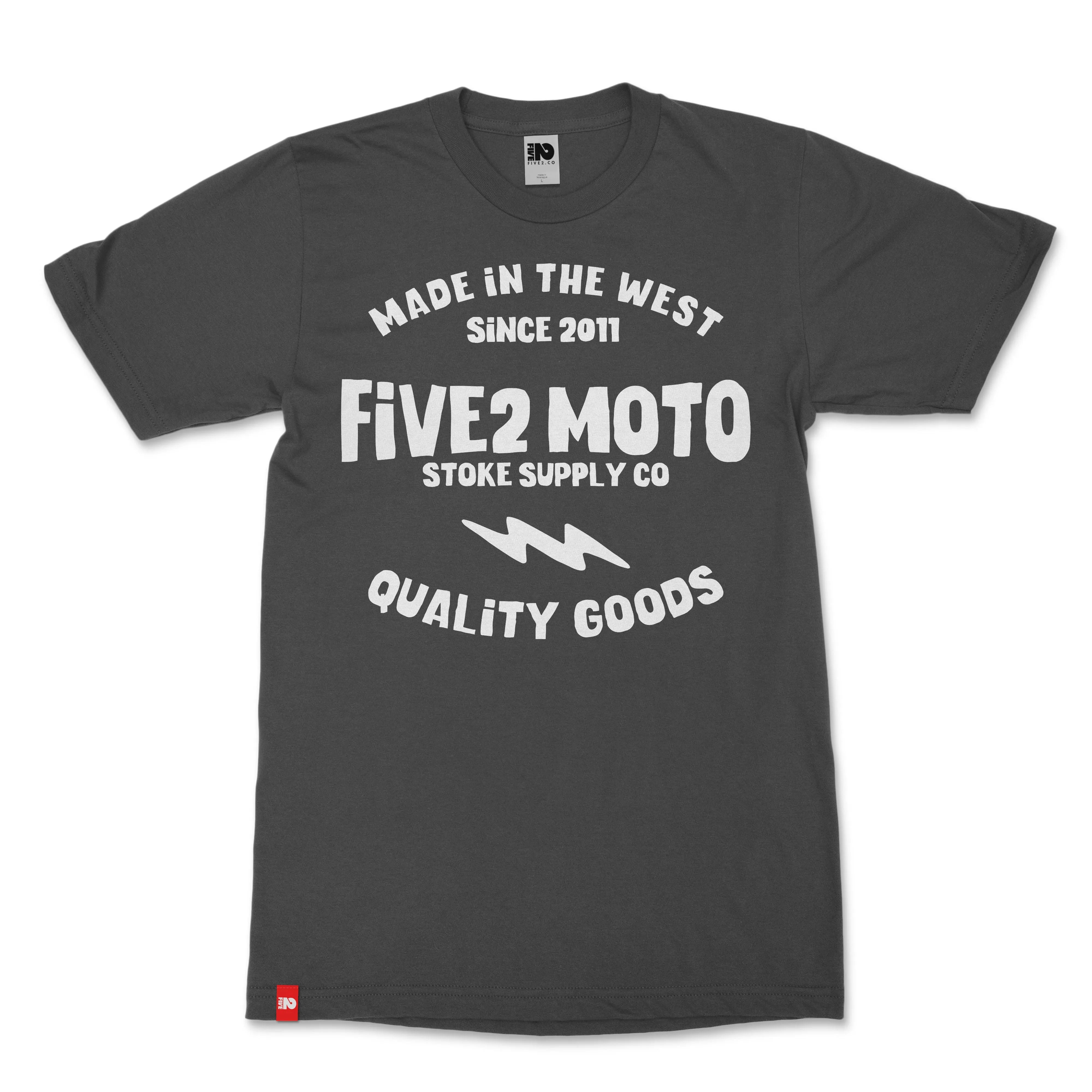 FIVE2 Moto Stoke Unisex Christian Tee - FIVE2 Provisions