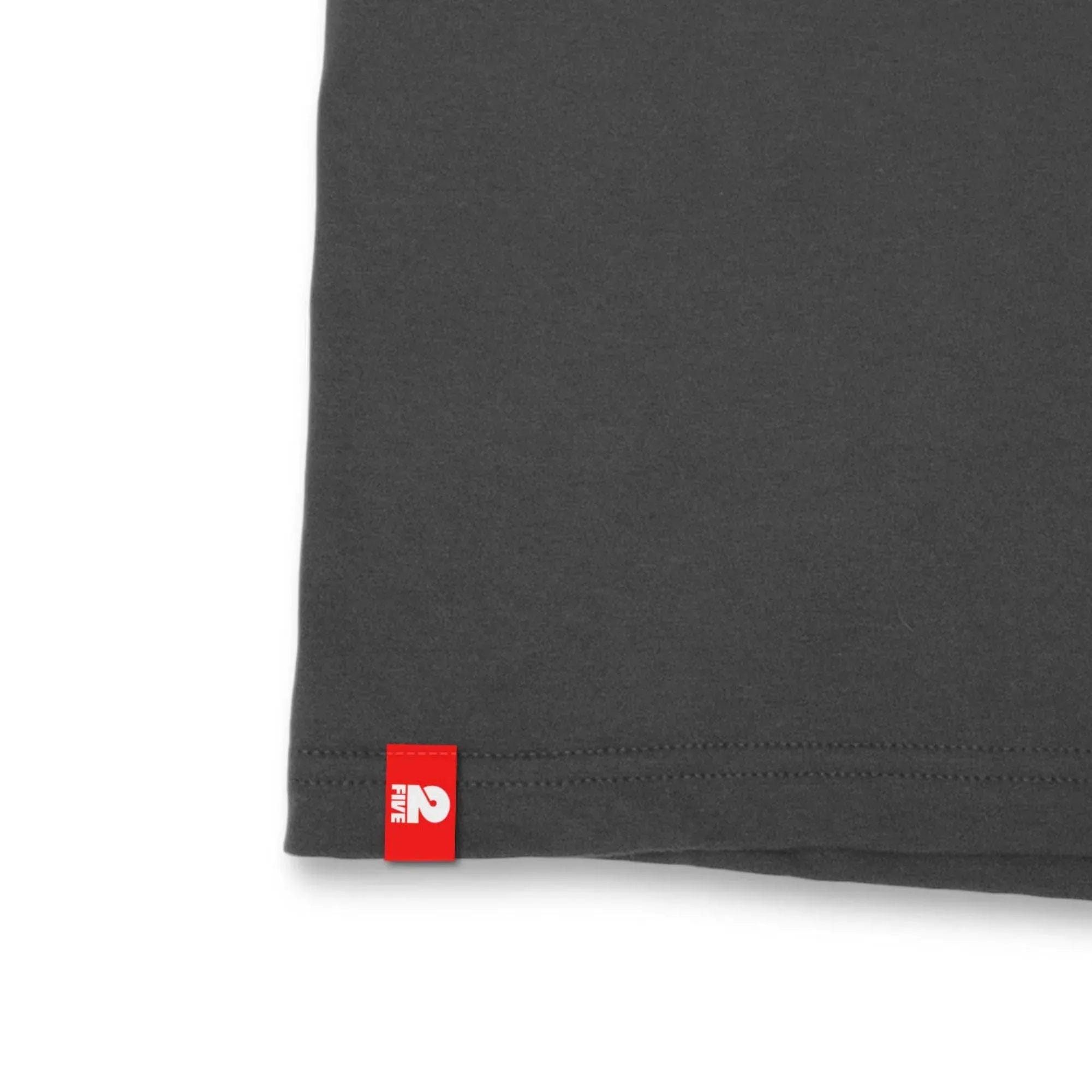 FIVE2 Wave Logo Christian T-shirt in Black / Orange  - Christian Apparel by FIVE2