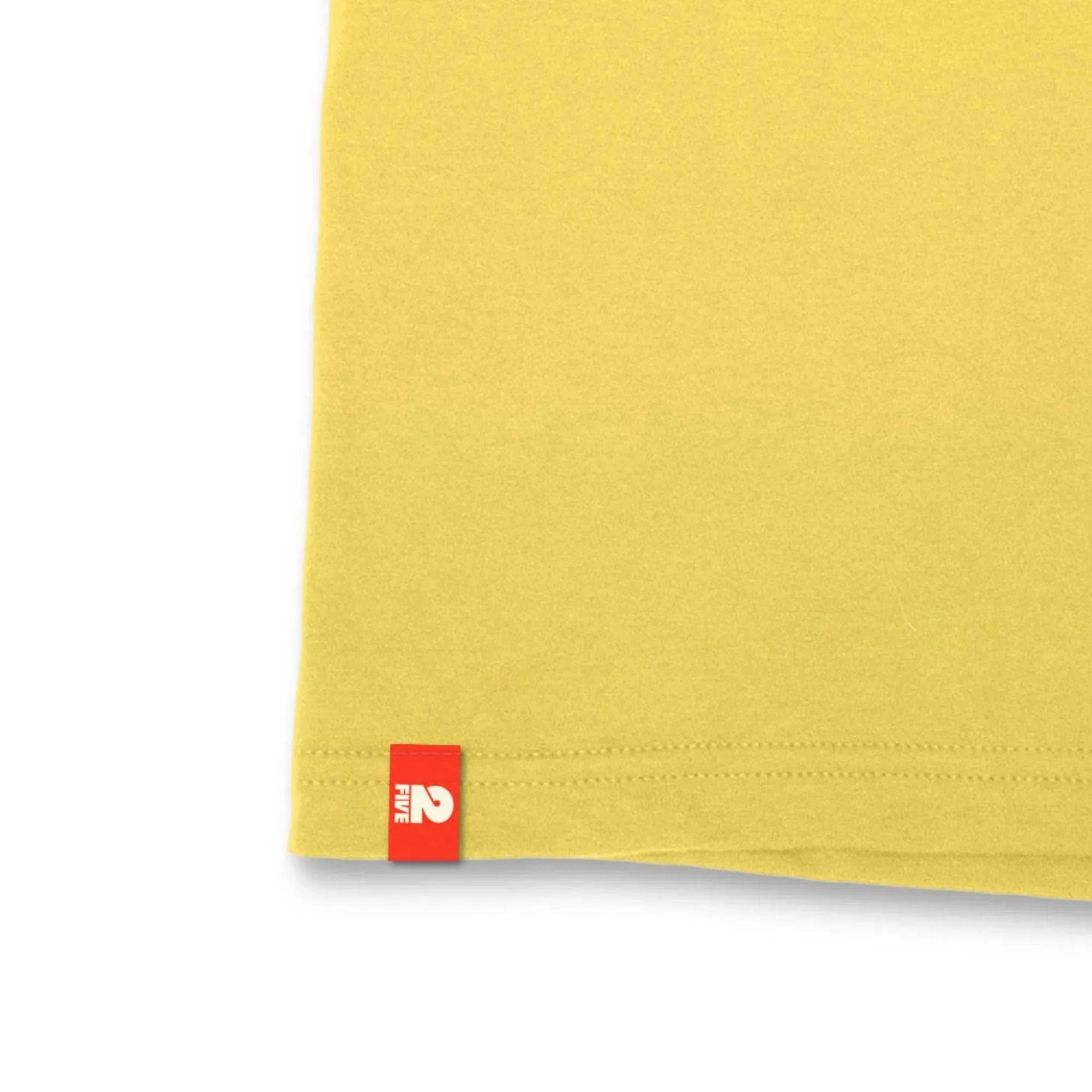 FIVE2 Wave Logo Christian T-shirt in Yellow  - Christian Apparel by FIVE2