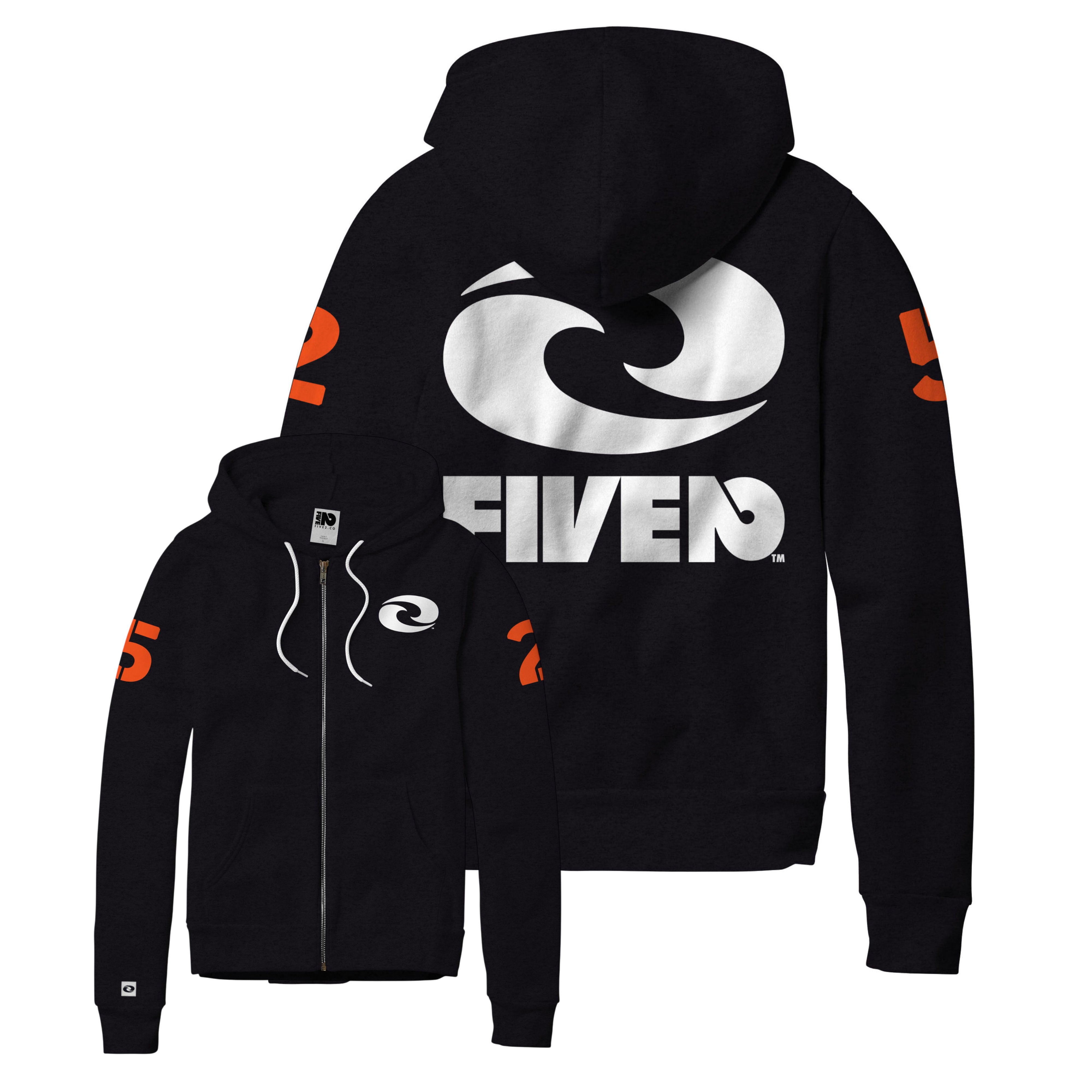 FIVE2 Zip-up Hoodie