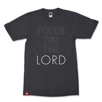 Focus on the Lord Christian T-shirt image 1 of 3, scripture-inspired Psalm 91:14 product view