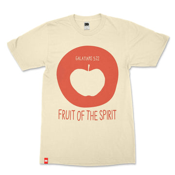 Fruit of the Spirit Christian T-shirt image 1 of 3, scripture-inspired Galatians 5:22 product view