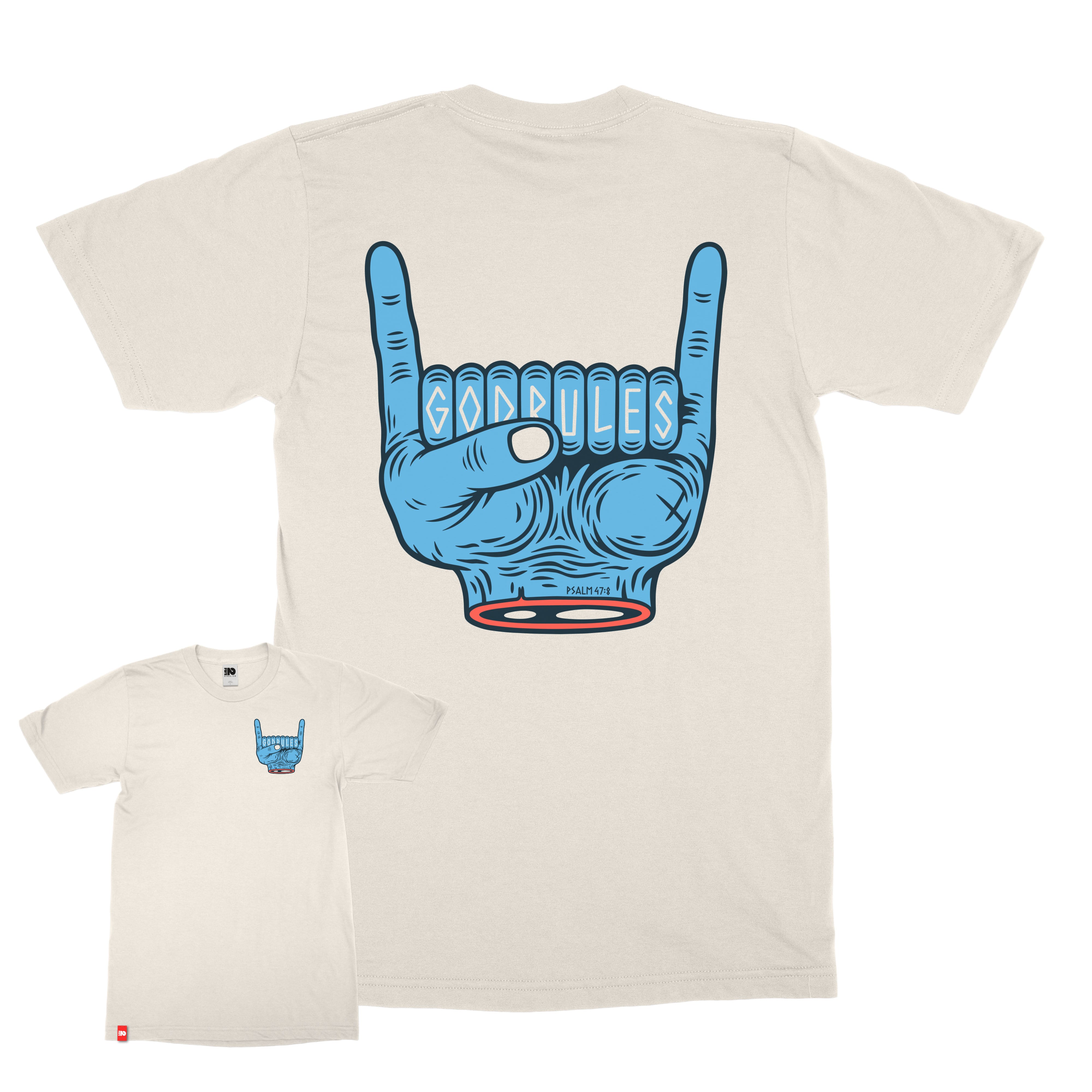 God Rules Tee  - Christian Apparel by FIVE2