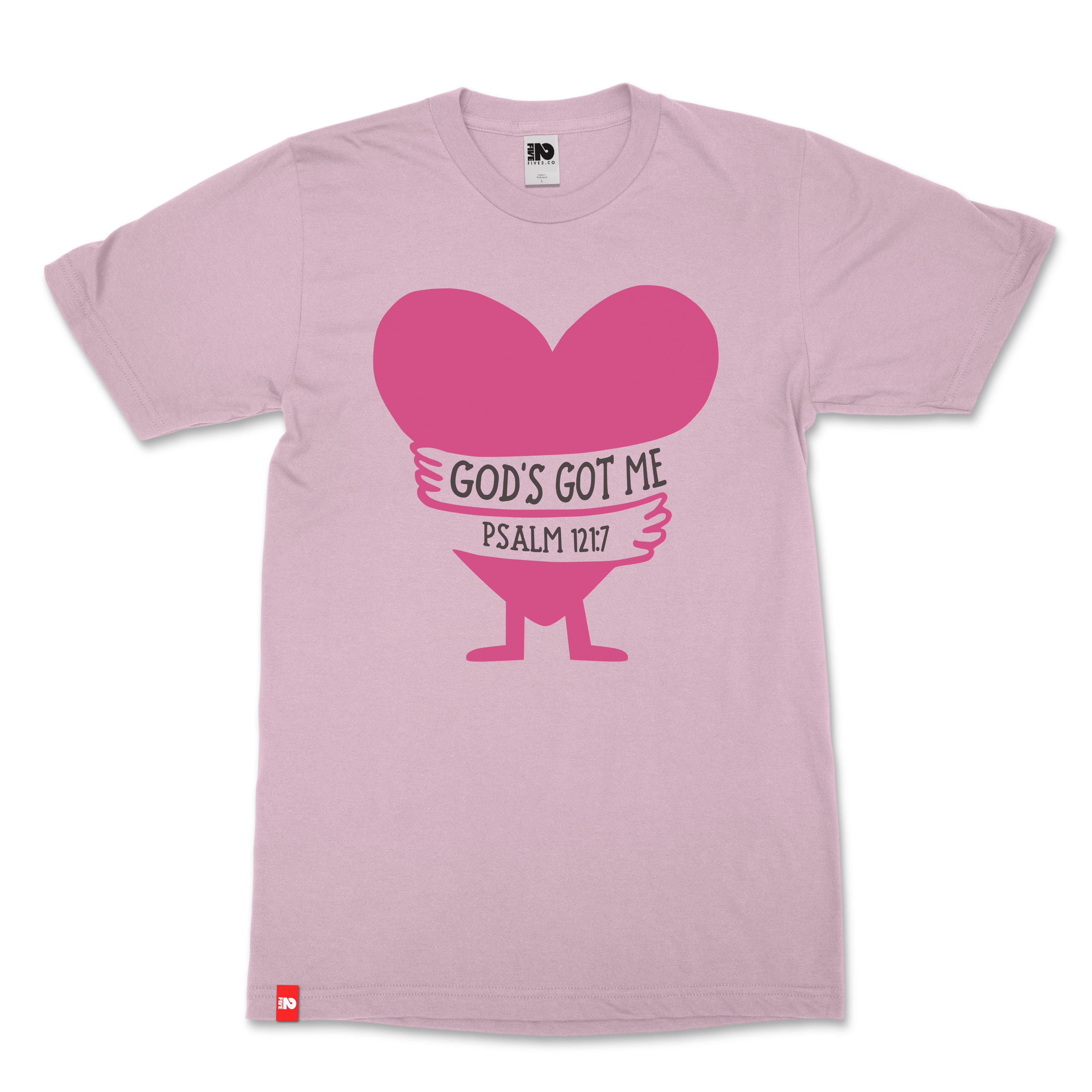 God's Got Me Christian T-Shirt  - Christian Apparel by FIVE2