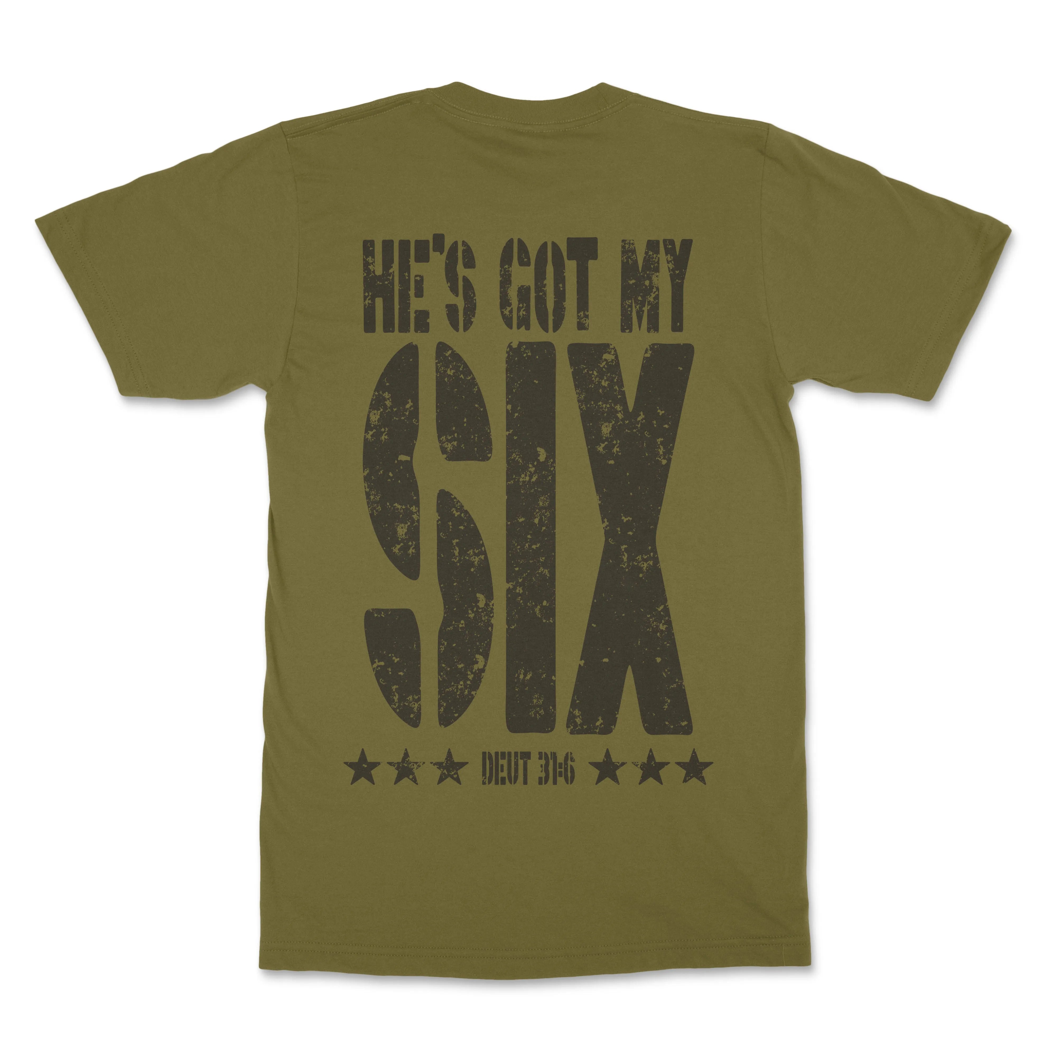 He's Got My Six Christian T-shirt