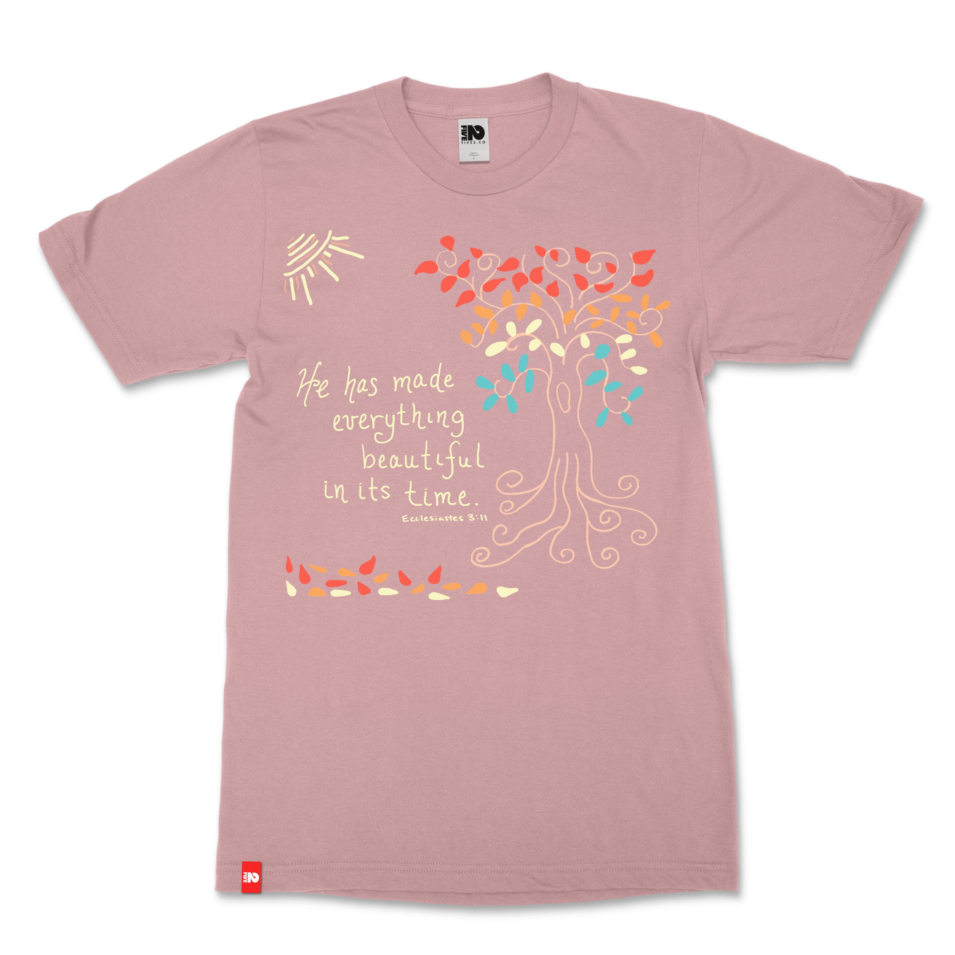 He Made Everything Beautiful Christian T-Shirt  - Christian Apparel by FIVE2