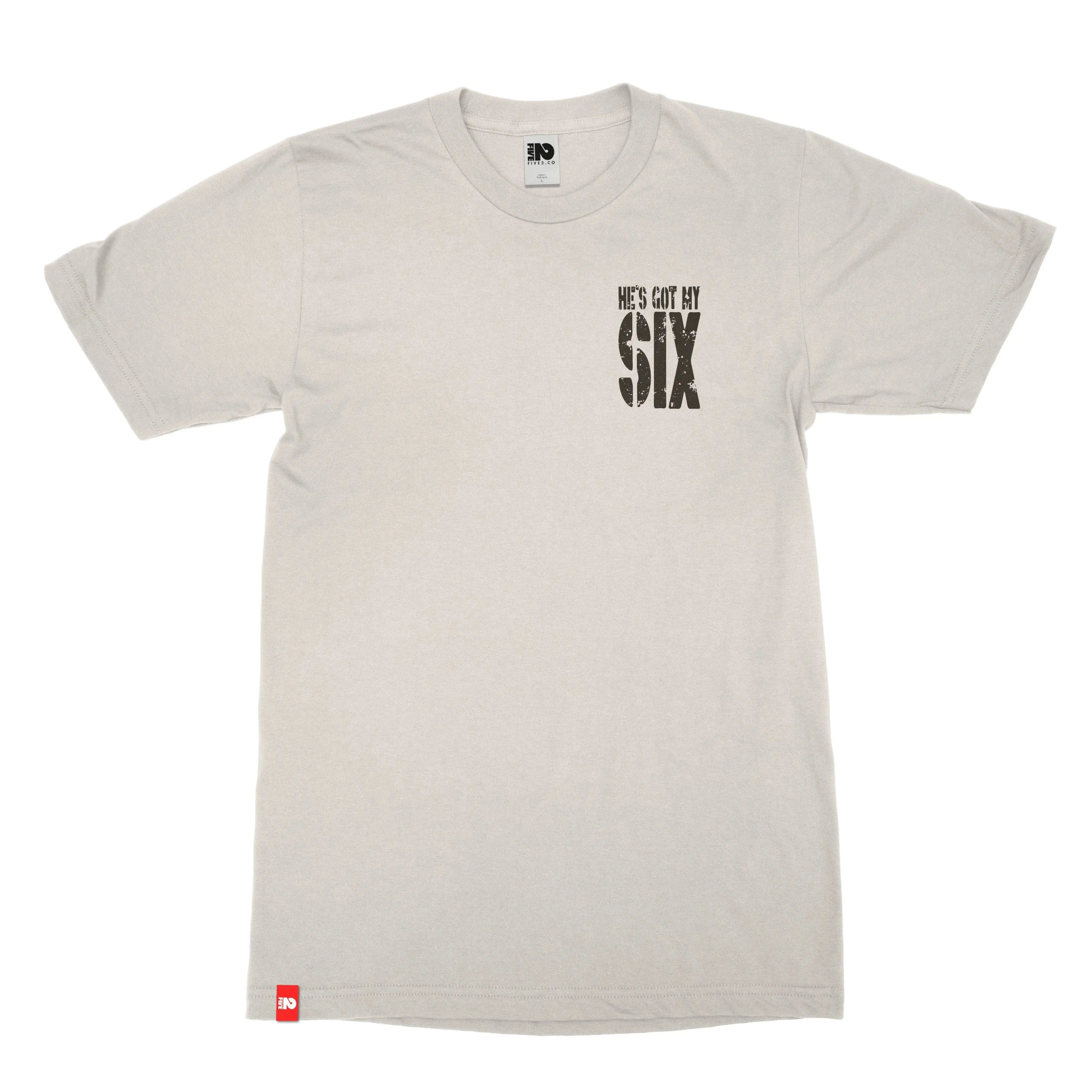 He's Got My Six Christian T-shirt  - Christian Apparel by FIVE2