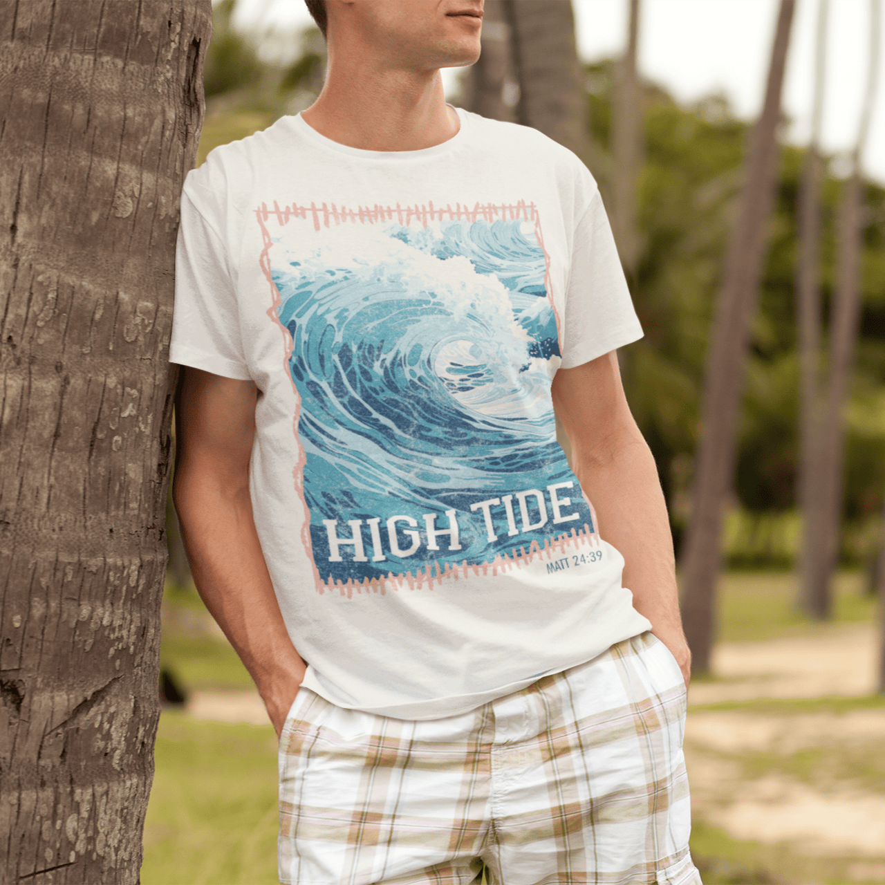 High Tide Christian T-shirt  - Christian Apparel by FIVE2