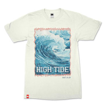 High Tide Christian T-shirt image 1 of 4, scripture-inspired Matthew 24:39 product view