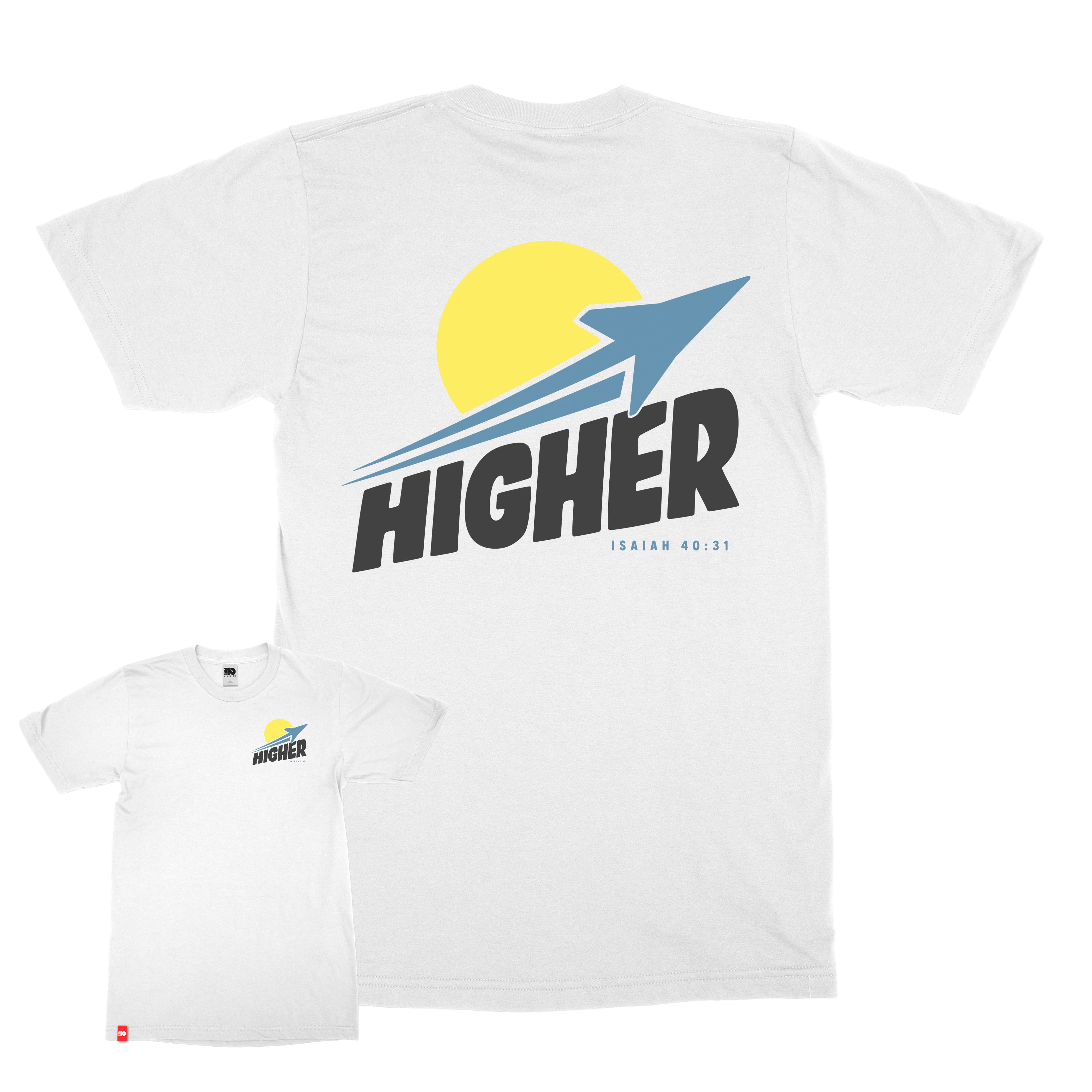 Higher Tee  - Christian Apparel by FIVE2