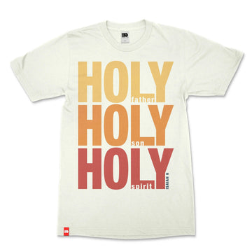 Holy Holy Holy Christian T-shirt image 1 of 3, scripture-inspired Isaiah 6:3 product view