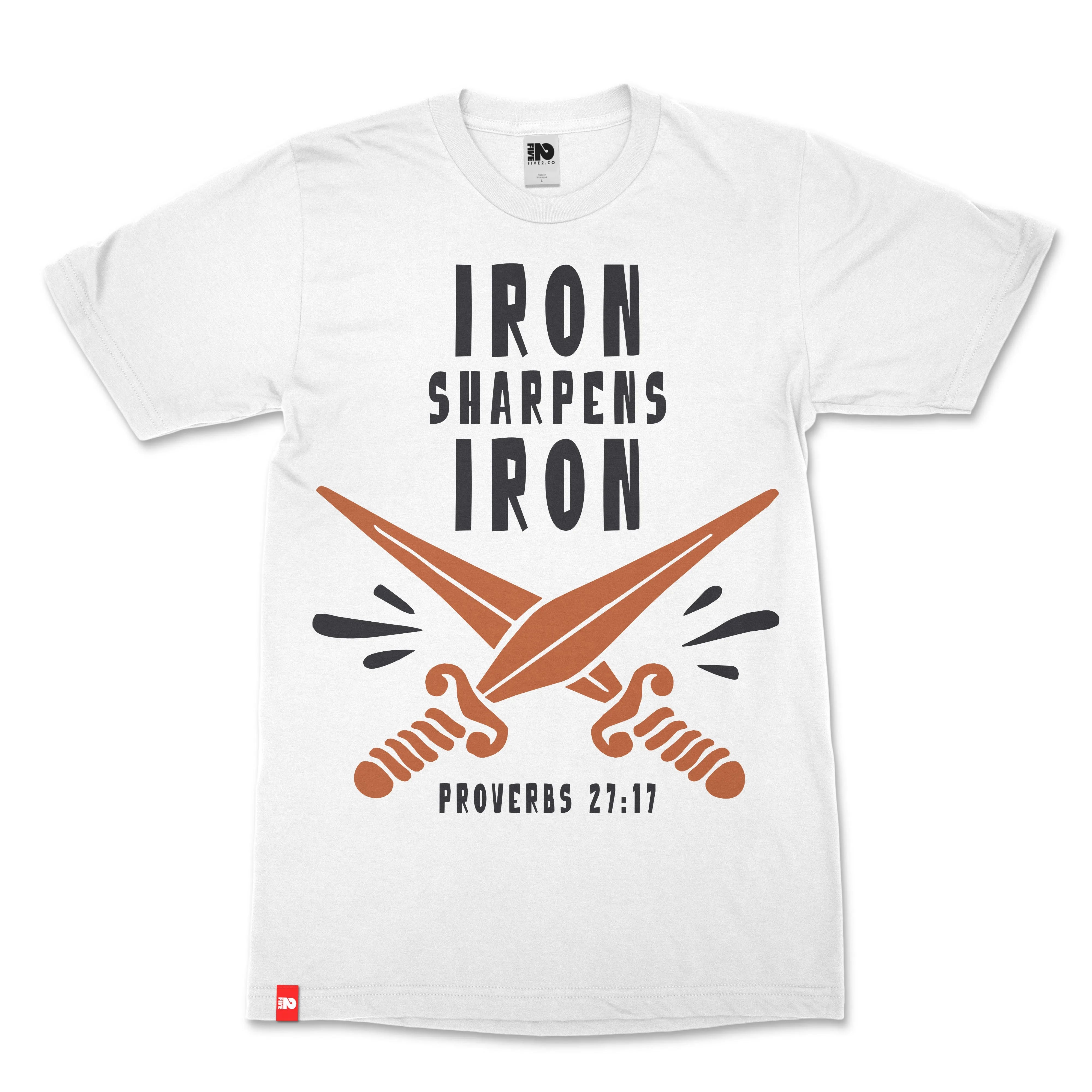 Iron Sharpens Iron Unisex Christian Tee - FIVE2 Provisions