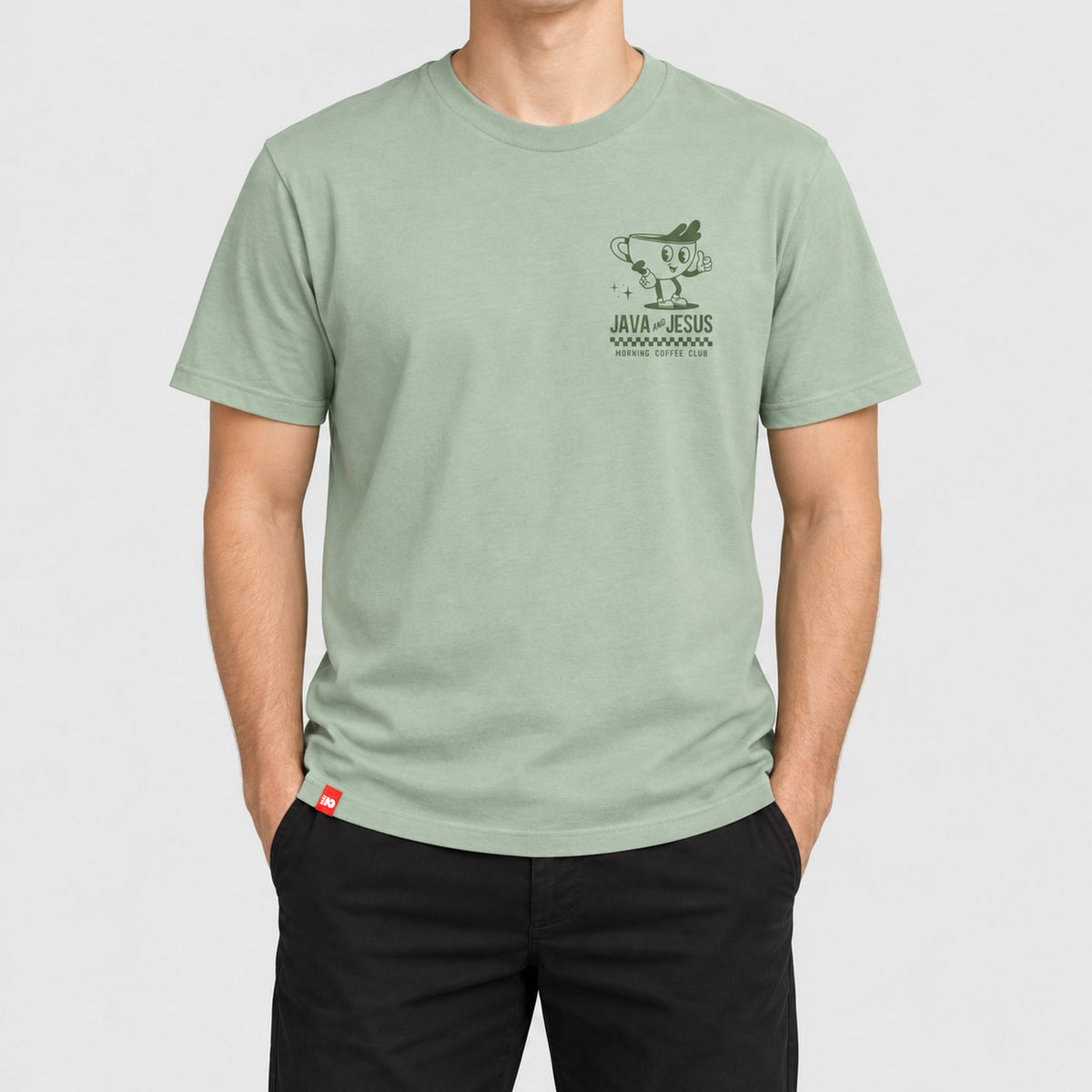 Java and Jesus Tee  - Christian Apparel by FIVE2
