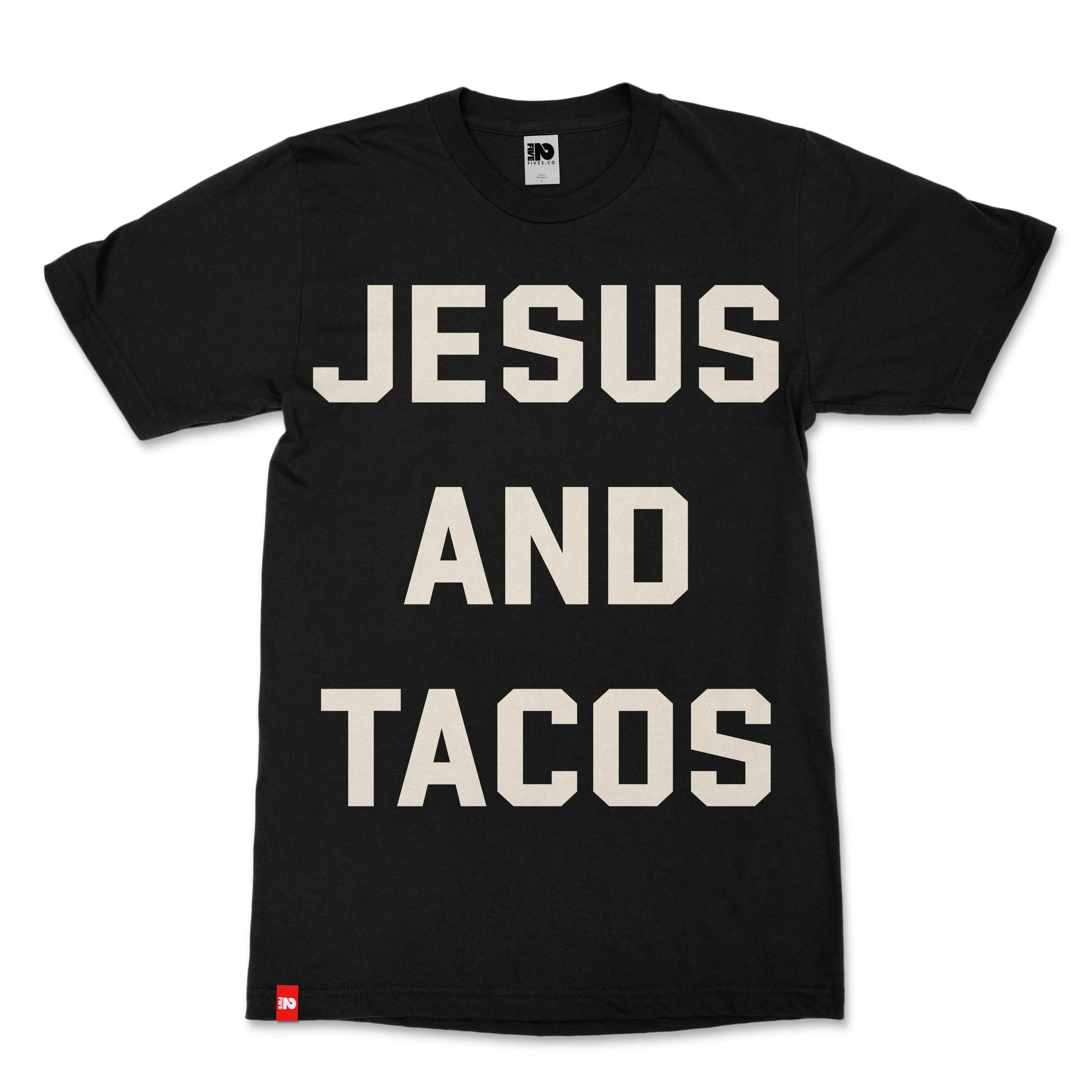 Jesus and Tacos Christian T-shirt  - Christian Apparel by FIVE2