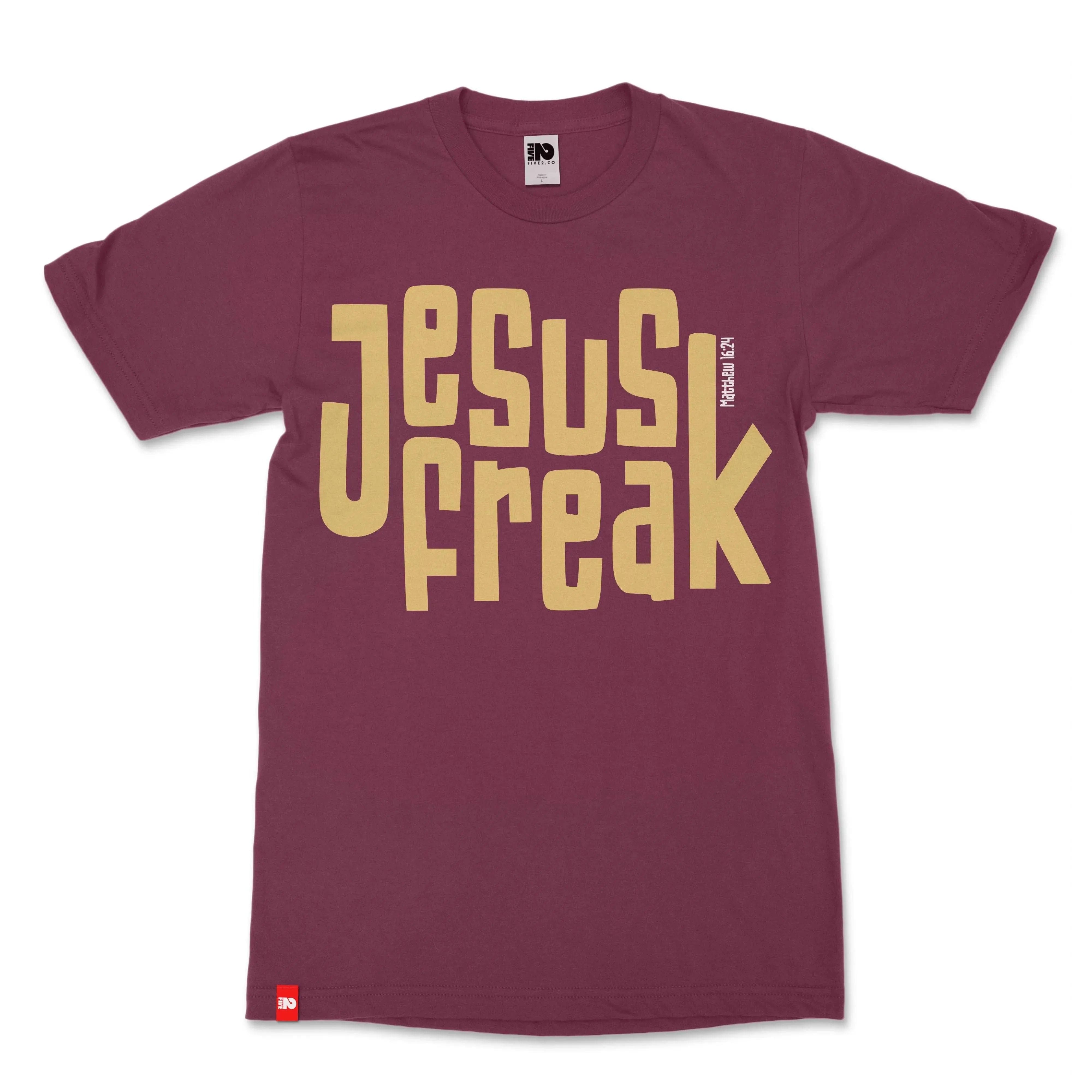 Jesus Freak Christian T-shirt  - Christian Apparel by FIVE2