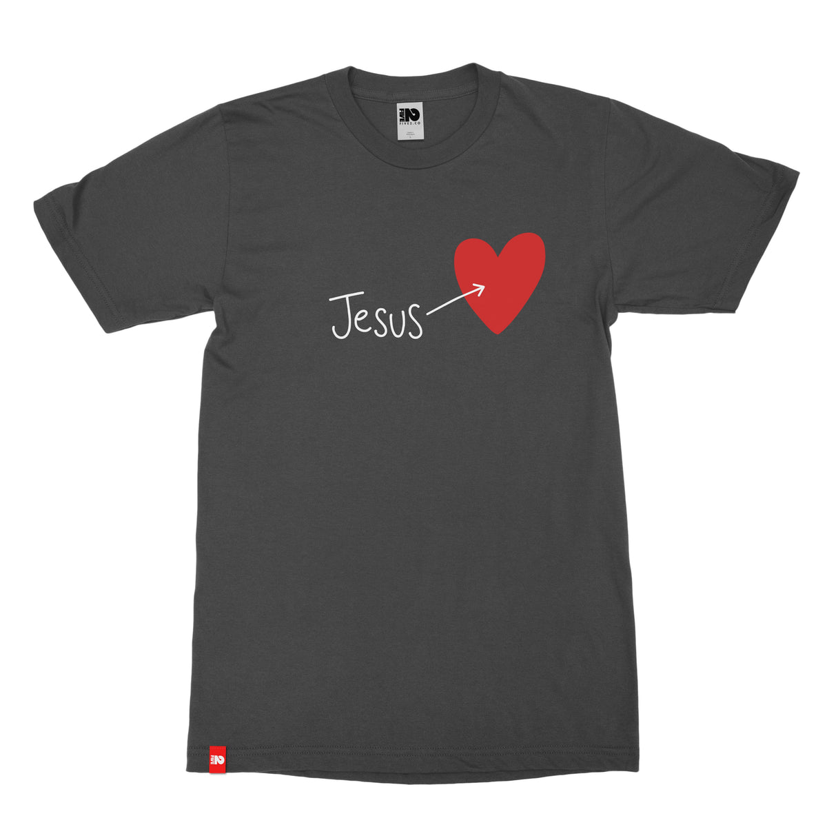 Jesus in My Heart Tee  - Christian Apparel by FIVE2