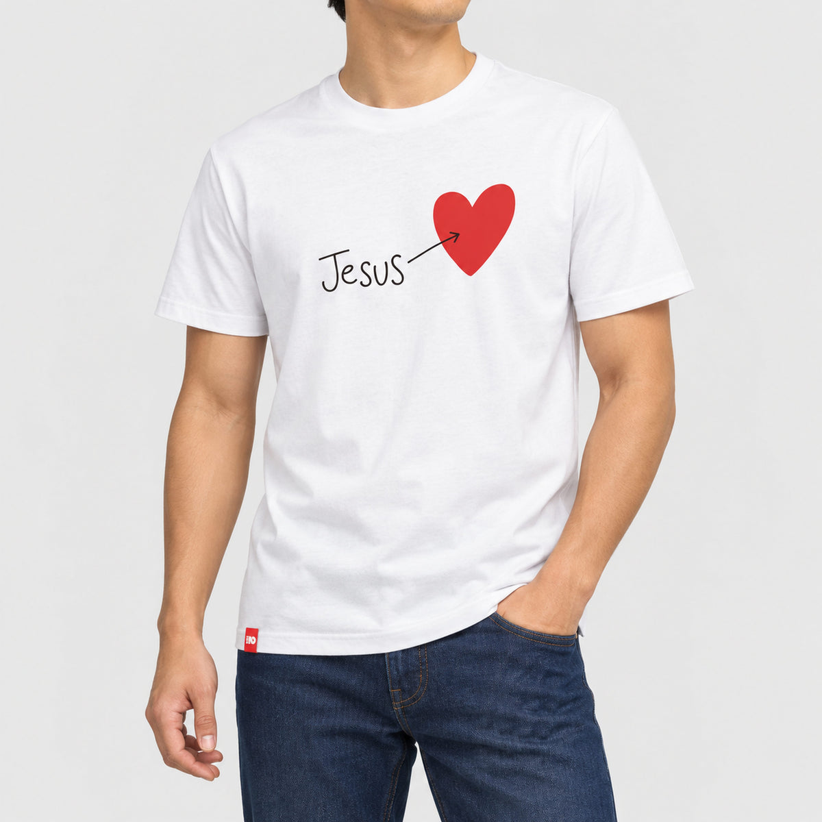 Jesus in My Heart Tee  - Christian Apparel by FIVE2