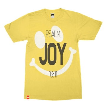 Joy Tee image 1 of 3, scripture-inspired Psalm 16:11 product view