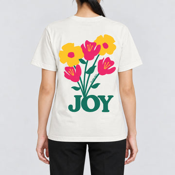 Joy Flowers Tee  - Christian Apparel by FIVE2