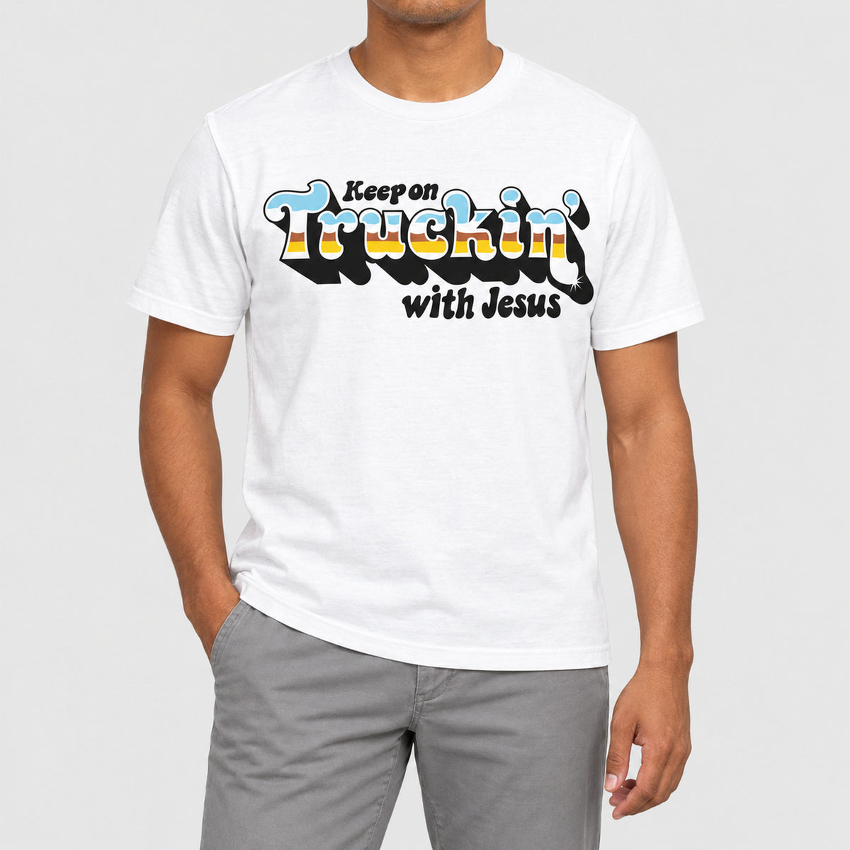 Keep on Truckin Tee  - Christian Apparel by FIVE2