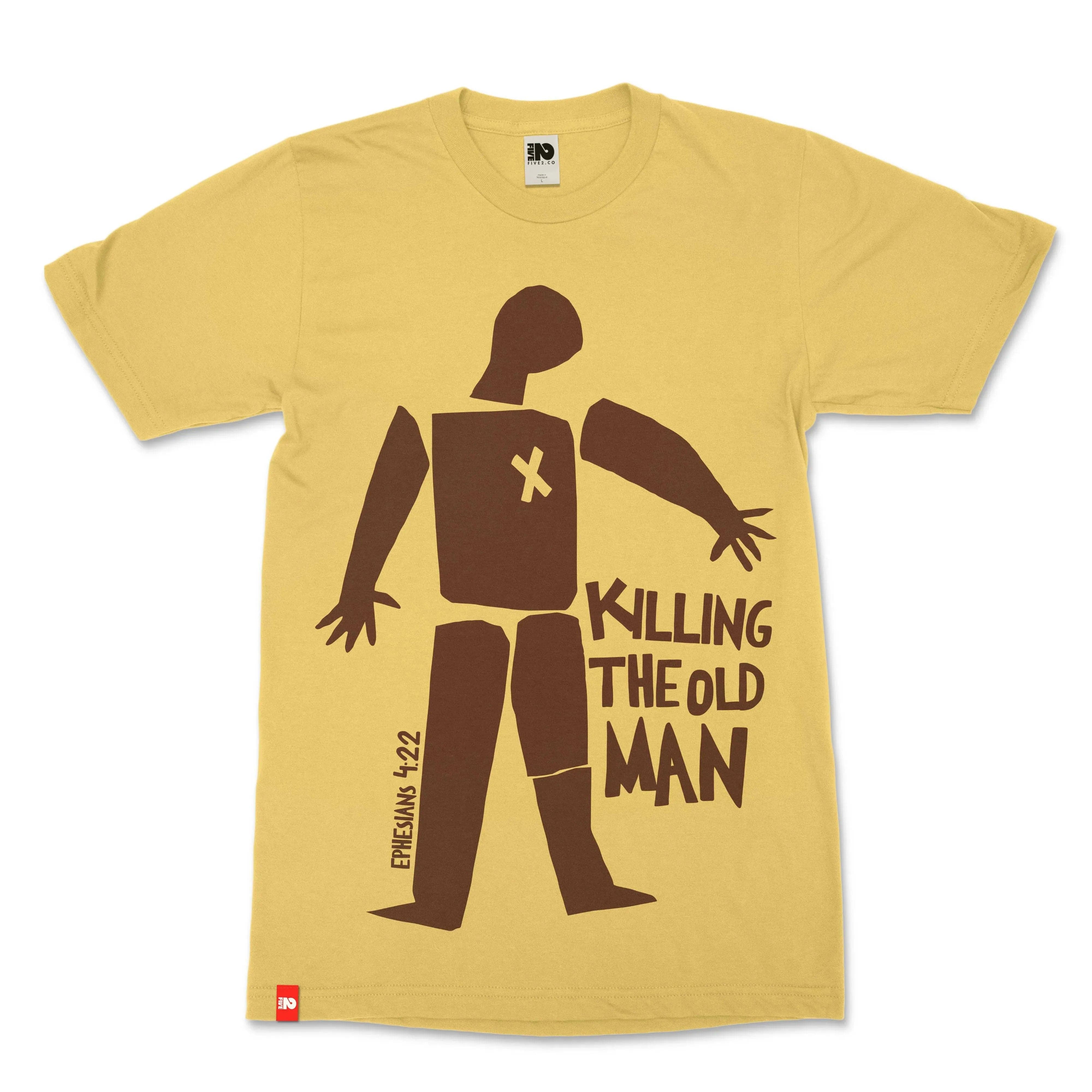 Killing the Old Man Christian T-shirt  - Christian Apparel by FIVE2