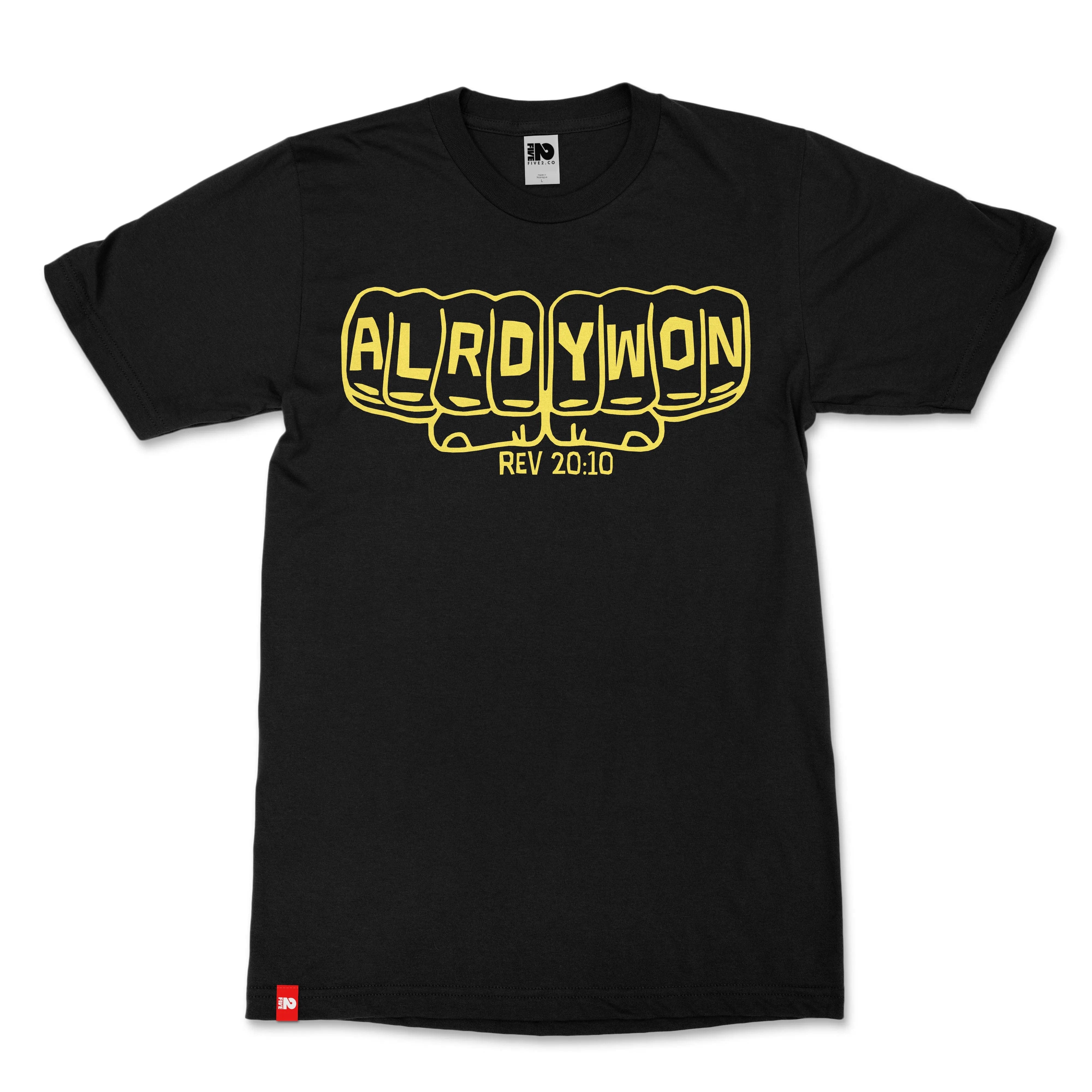 Knuckles Christian T-shirt  - Christian Apparel by FIVE2