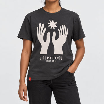 Lift My Hands Tee  - Christian Apparel by FIVE2