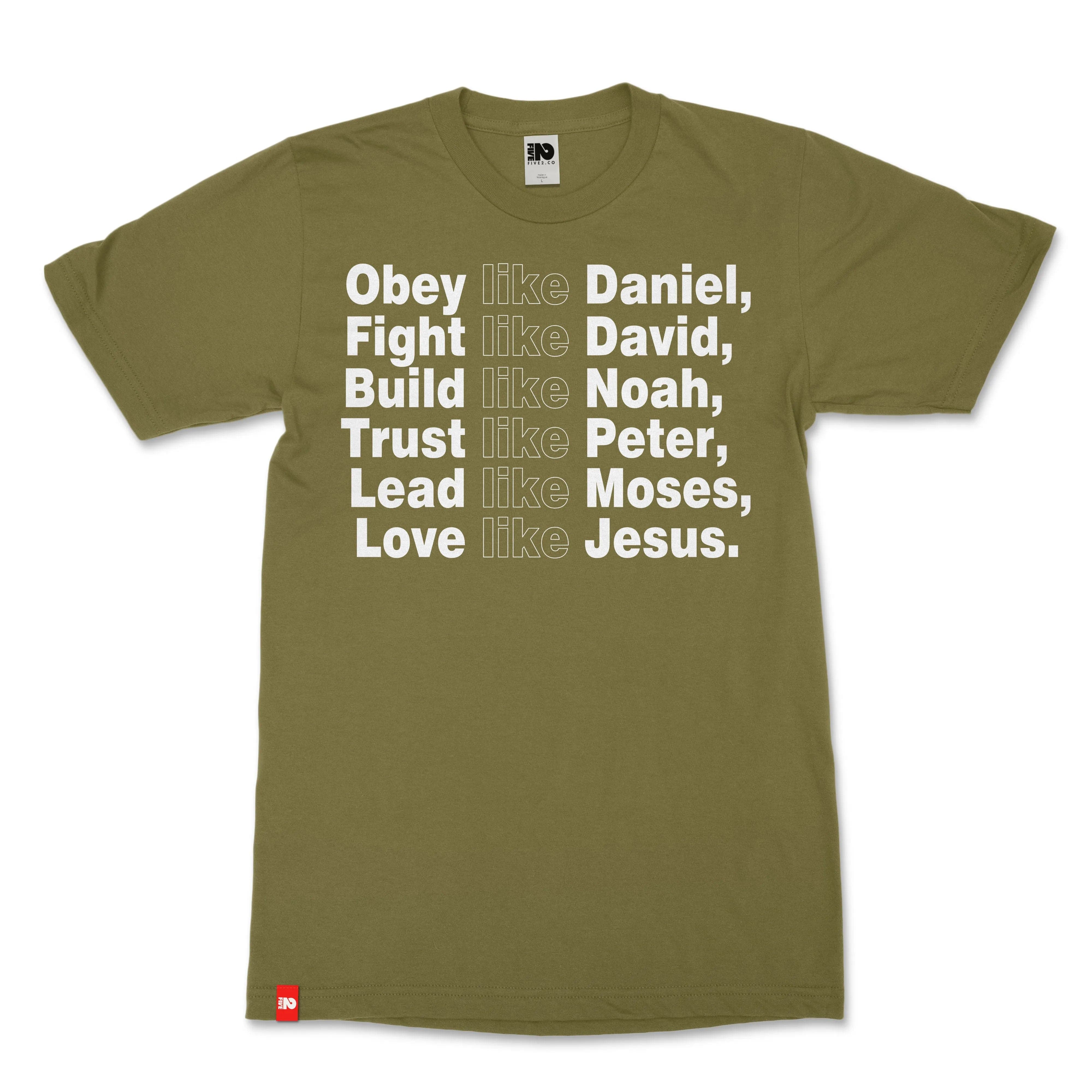 Like Jesus Christian T-shirt  - Christian Apparel by FIVE2