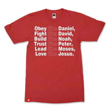 Like Jesus Tee image 1 of 6, scripture-inspired John 4:7 product view